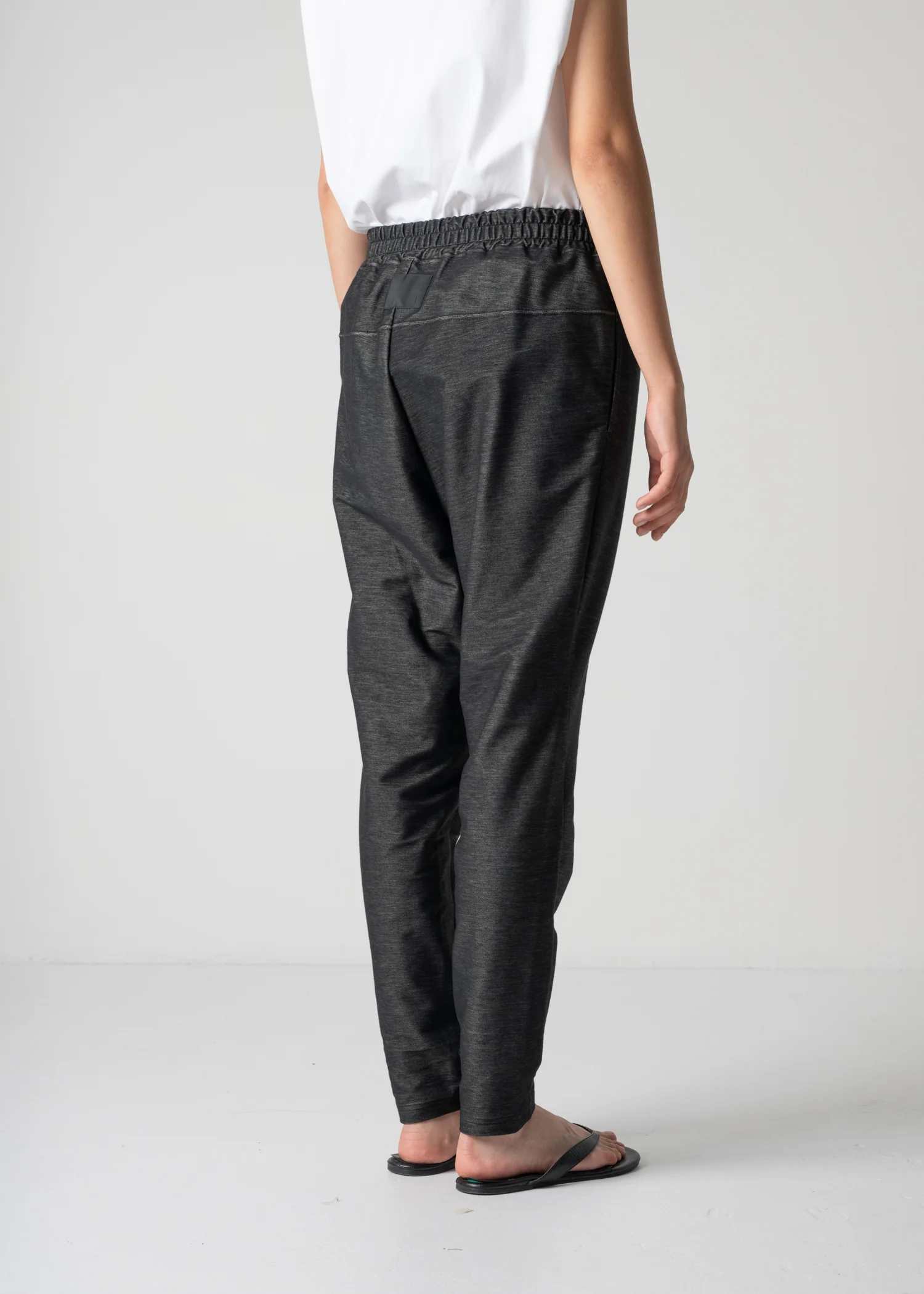 14 ALEXA TROUSERS / LIGHT DENIM-LOOK JERSEY - C12 - Image 15
