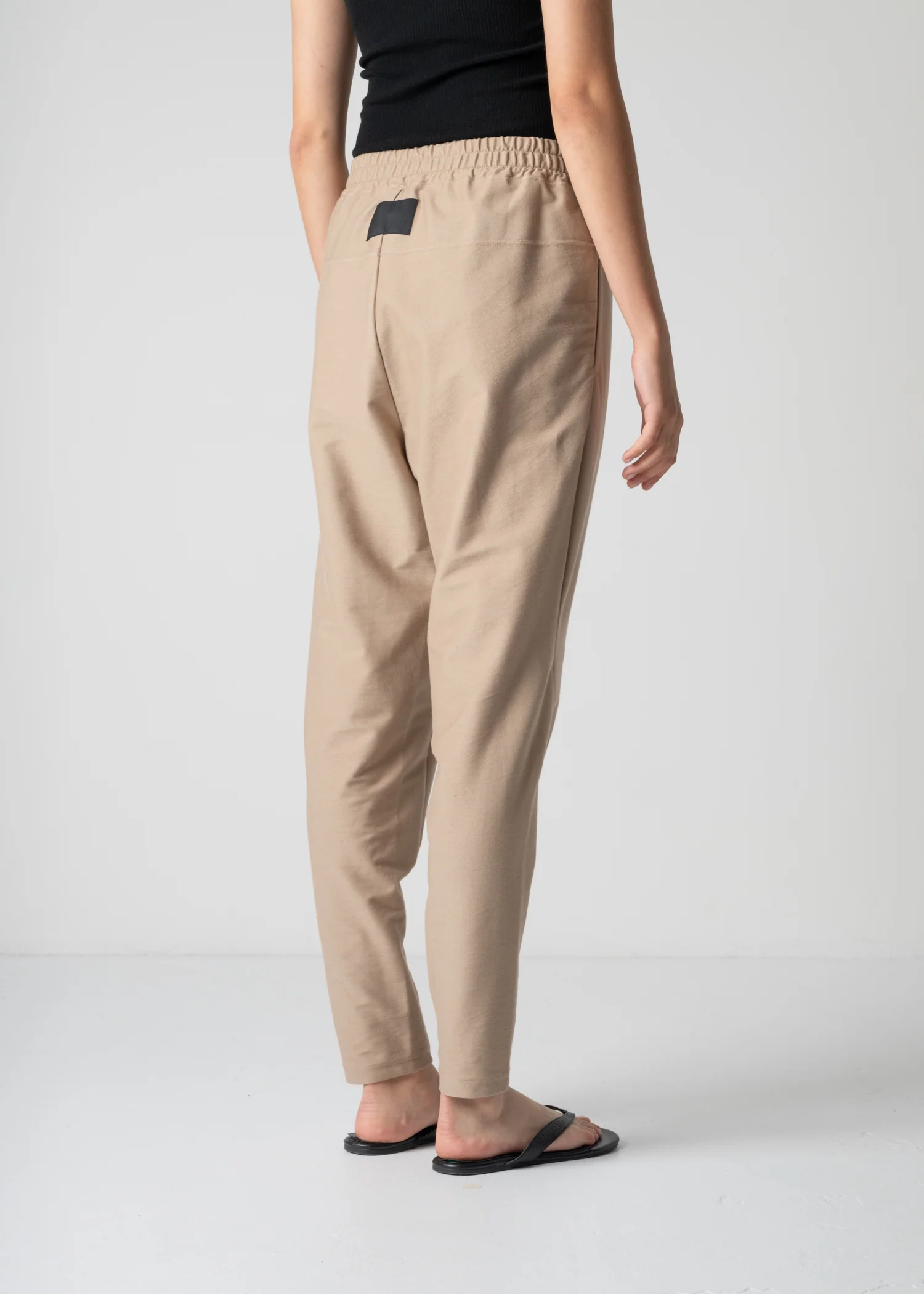14 ALEXA TROUSERS / LIGHT DENIM-LOOK JERSEY - C12 - Image 7