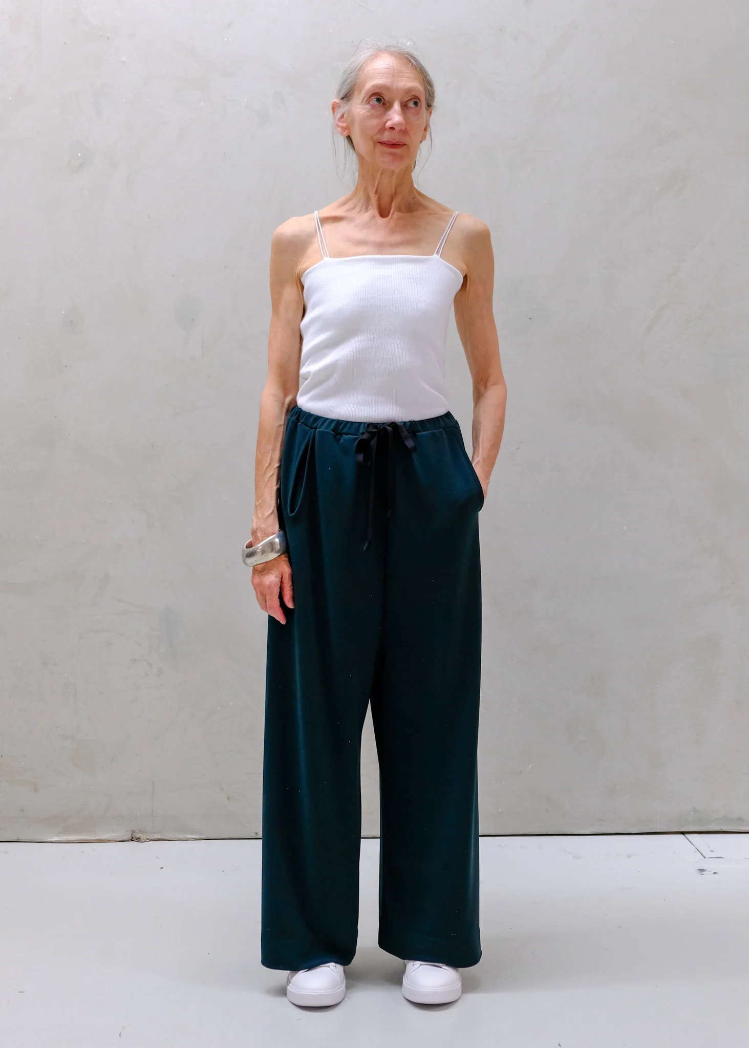 ALISON TROUSERS / MAT STRECH PONCH - ONLINE STORE EXCLUSIVE - Image 2