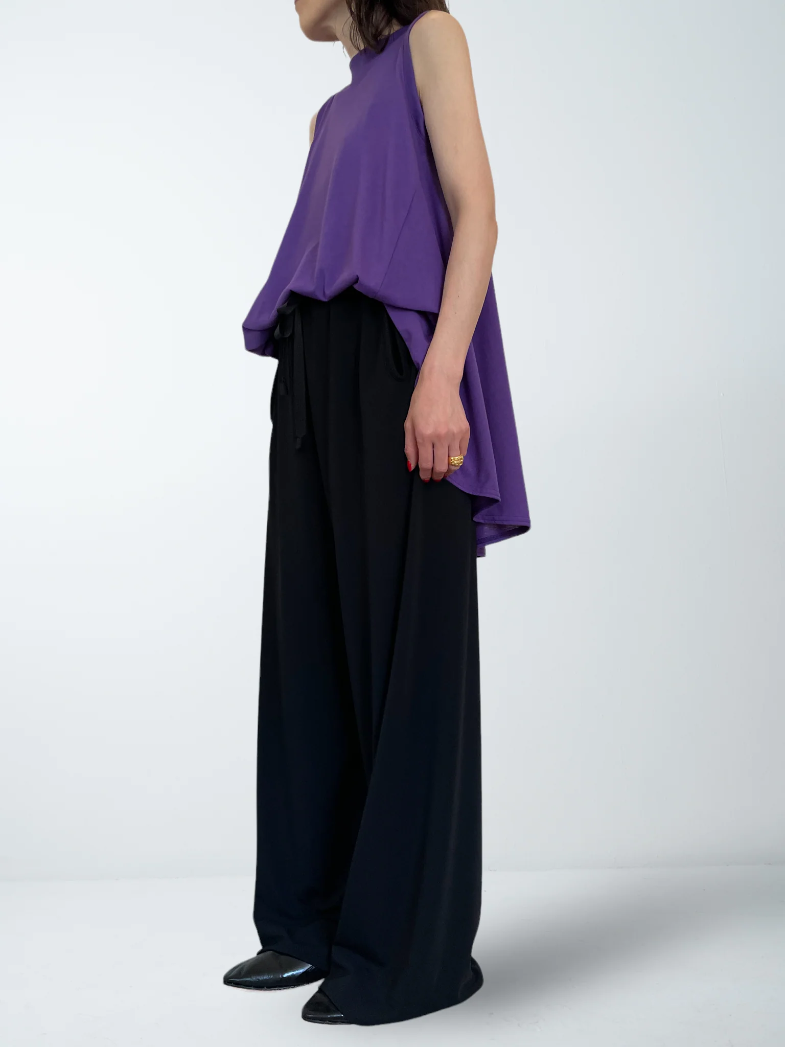 ALISON TROUSERS / MAT STRECH PONCH - ONLINE STORE EXCLUSIVE - Image 23
