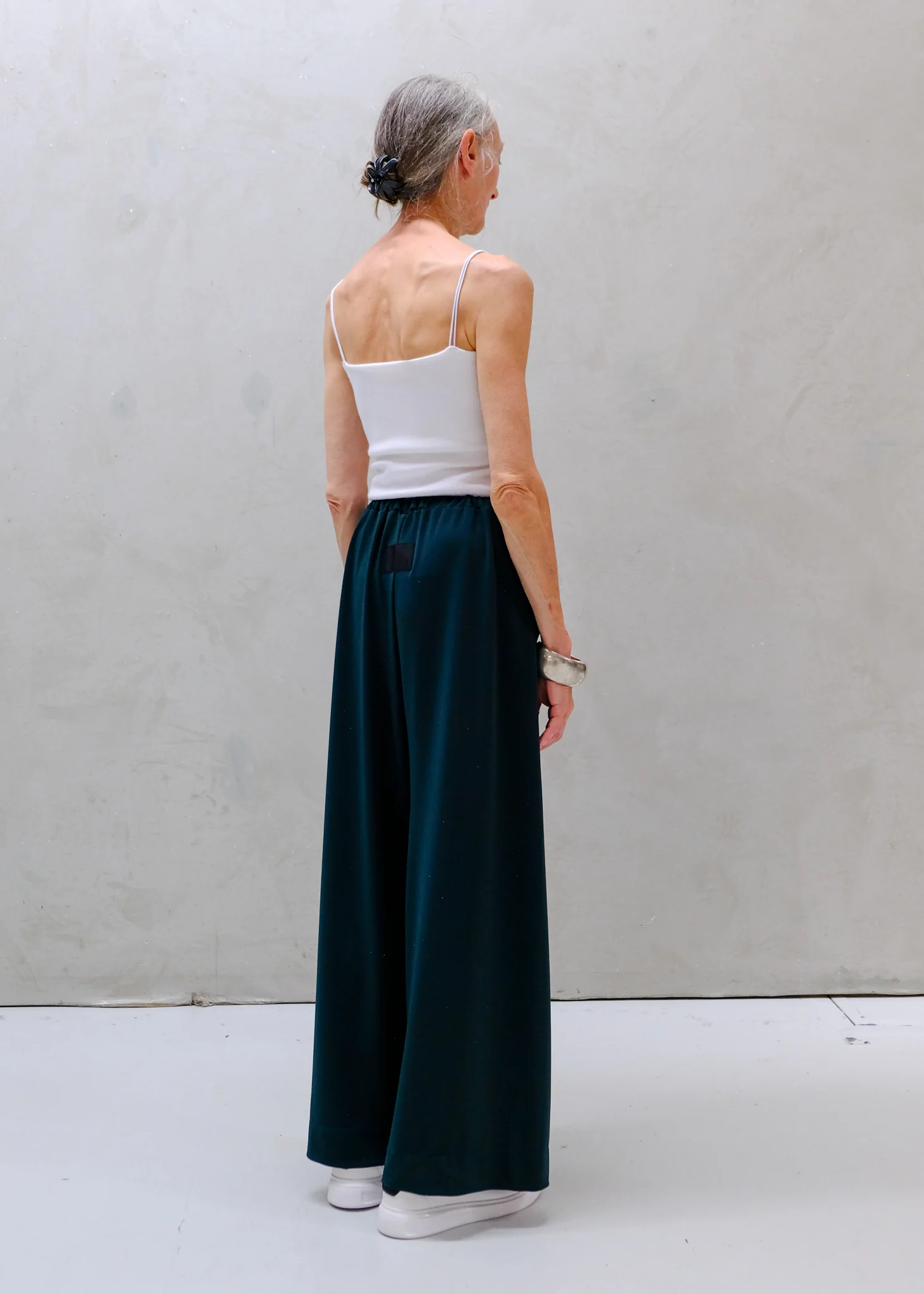 ALISON TROUSERS / MAT STRECH PONCH - ONLINE STORE EXCLUSIVE - Image 3