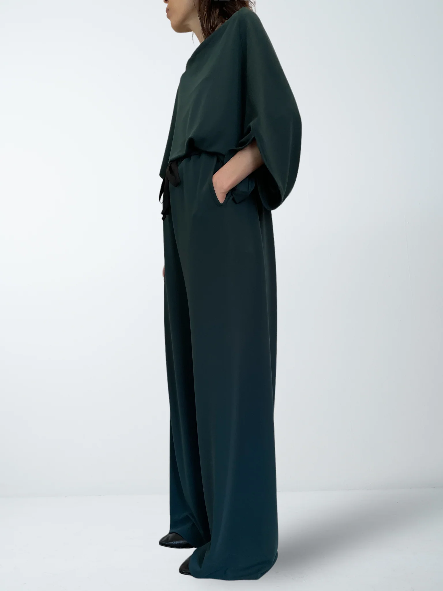 ALISON TROUSERS / MAT STRECH PONCH - ONLINE STORE EXCLUSIVE - Image 5