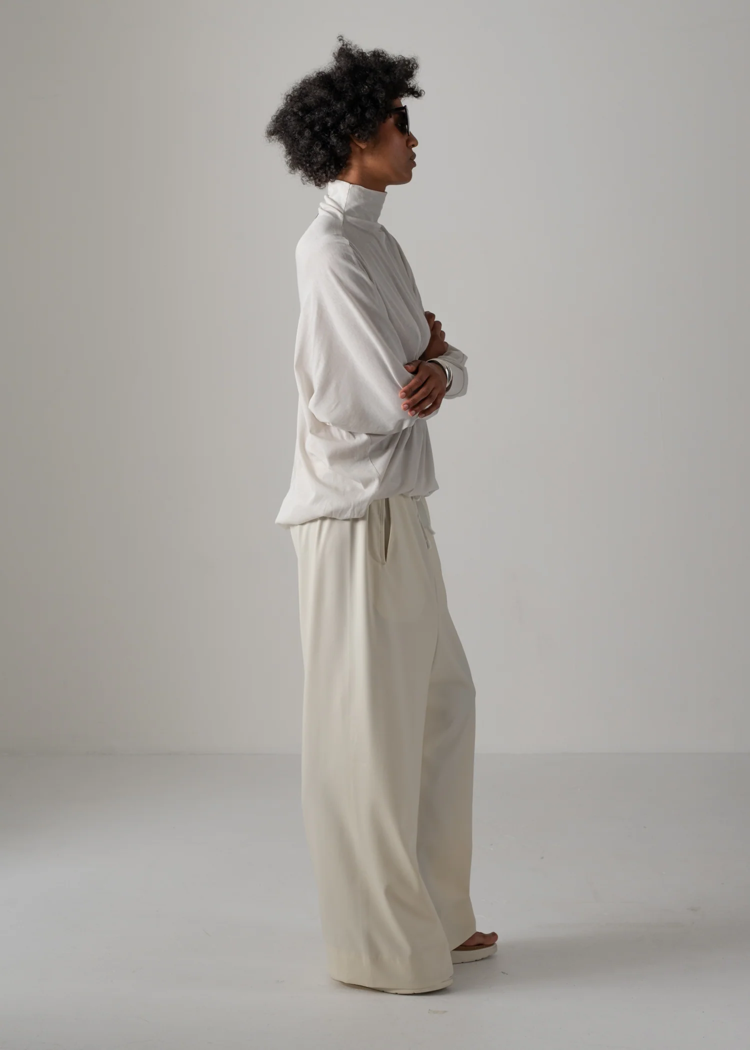 35 ALISON TROUSERS / RECYCLED TW TROPICAL - C14 - Image 4