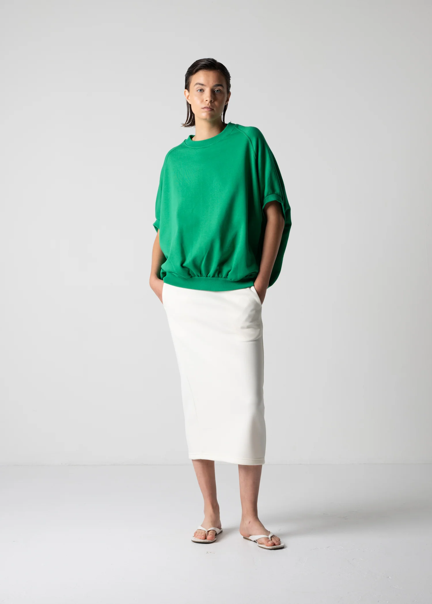 63 BROOKLYN SWEATSHIRT / AEGEAN ORGANIC TERRY - C12 - Image 14