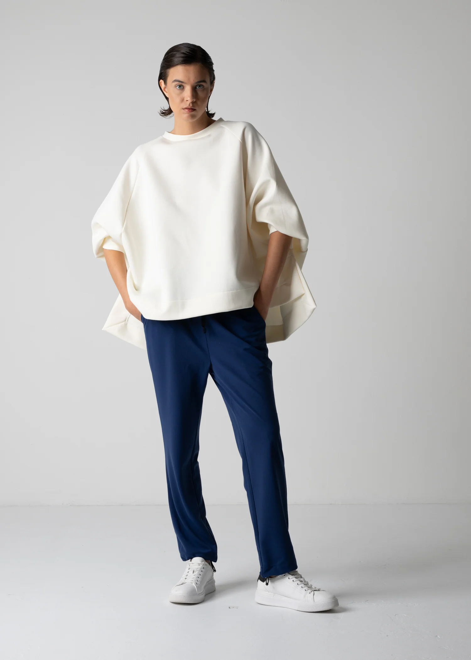 11 DAISY TOP / DOUBLE AIR COTTON BLEND JERSEY - C12 - Image 7
