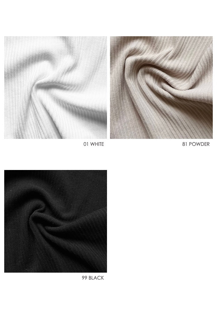 61 DALLAS TUBE TOP / HIGH TWISTED COTTON RIB - C10 - Image 22