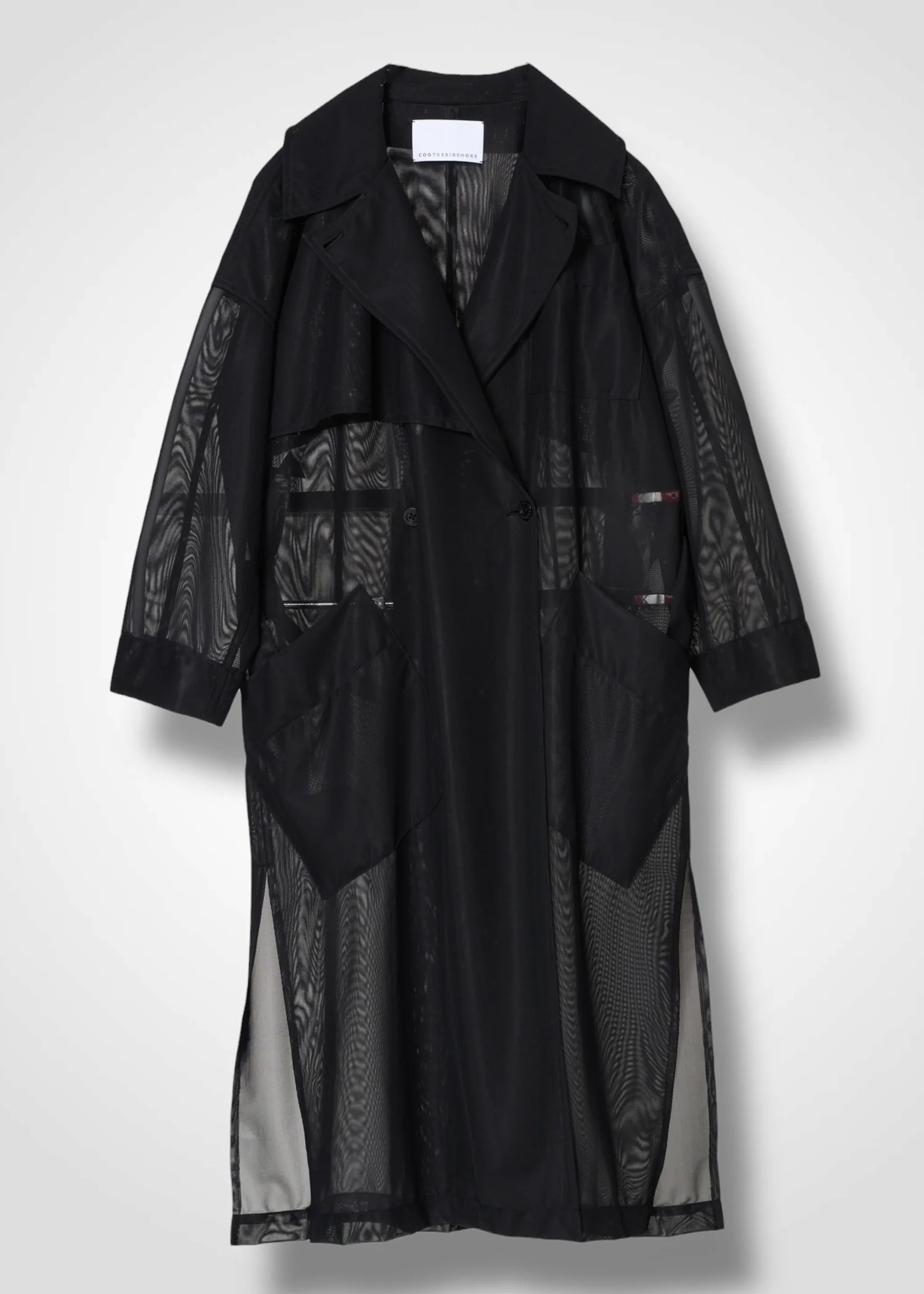 03 DOMINIQUE TRENCH COAT / SHEER RUSSELL JERSEY - C14 - Image 8