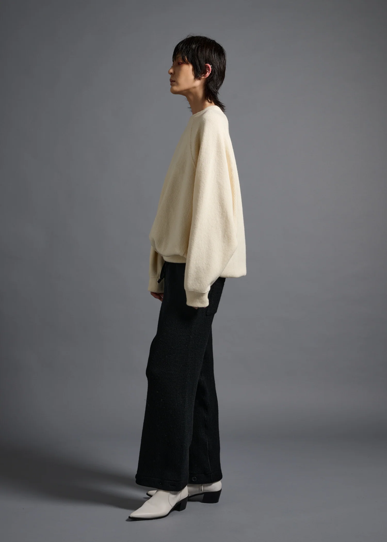 48 ELLIS SWEATSHIRT / CHUNKY RIB JERSEY - C13 - Image 10