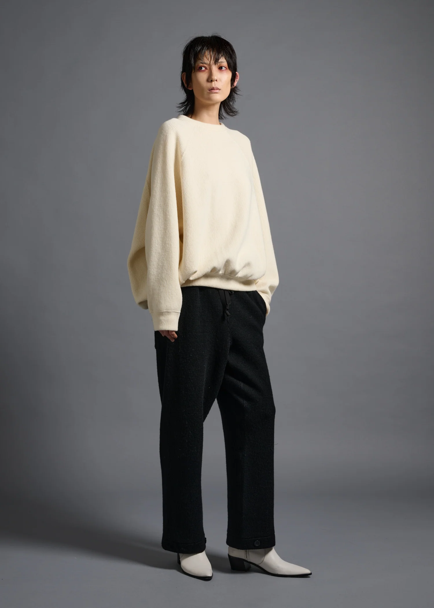 48 ELLIS SWEATSHIRT / CHUNKY RIB JERSEY - C13 - Image 9