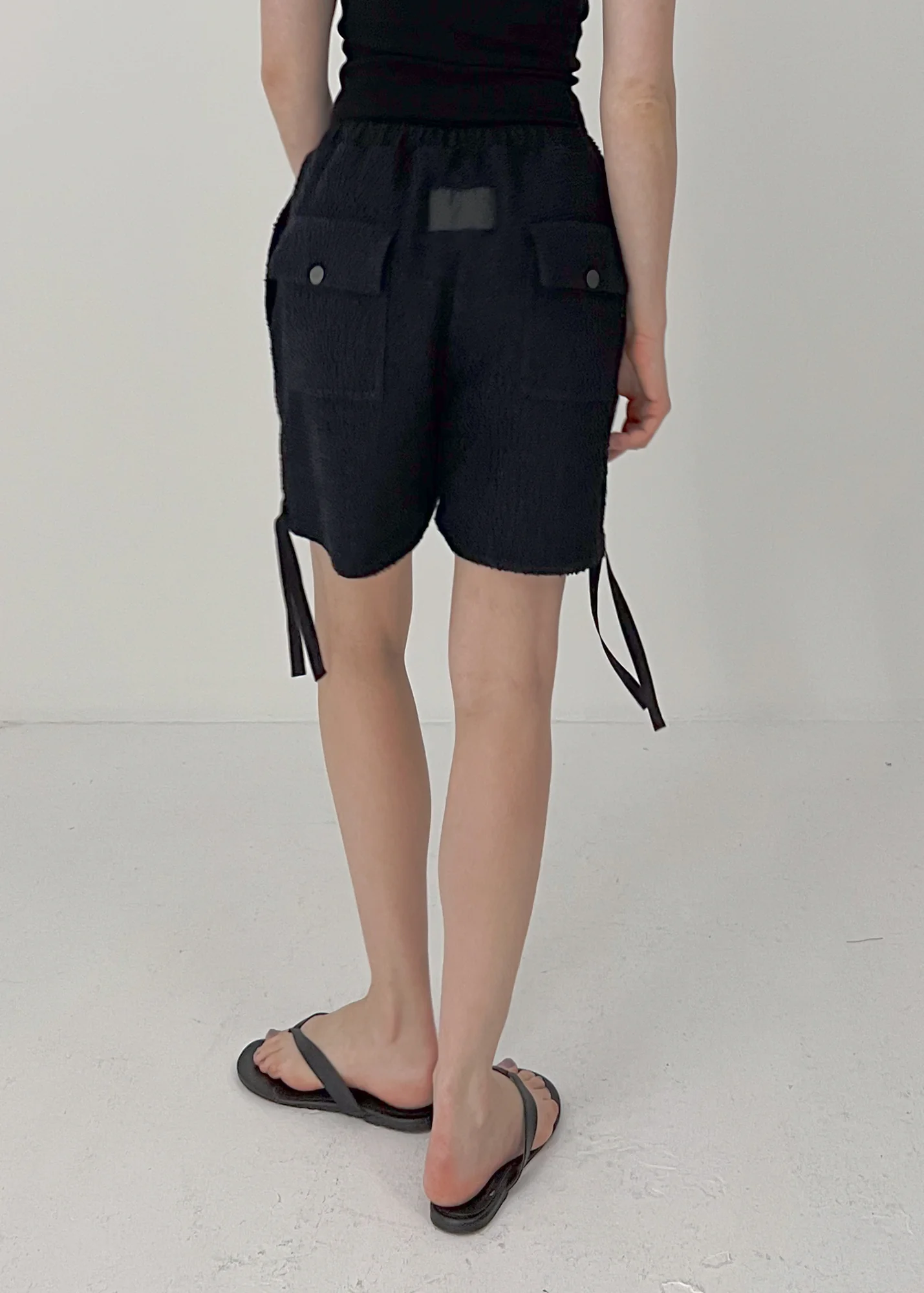 15 FELICITY SHORTS / BOUCLE INLAY KNITTING - C10 - Image 12
