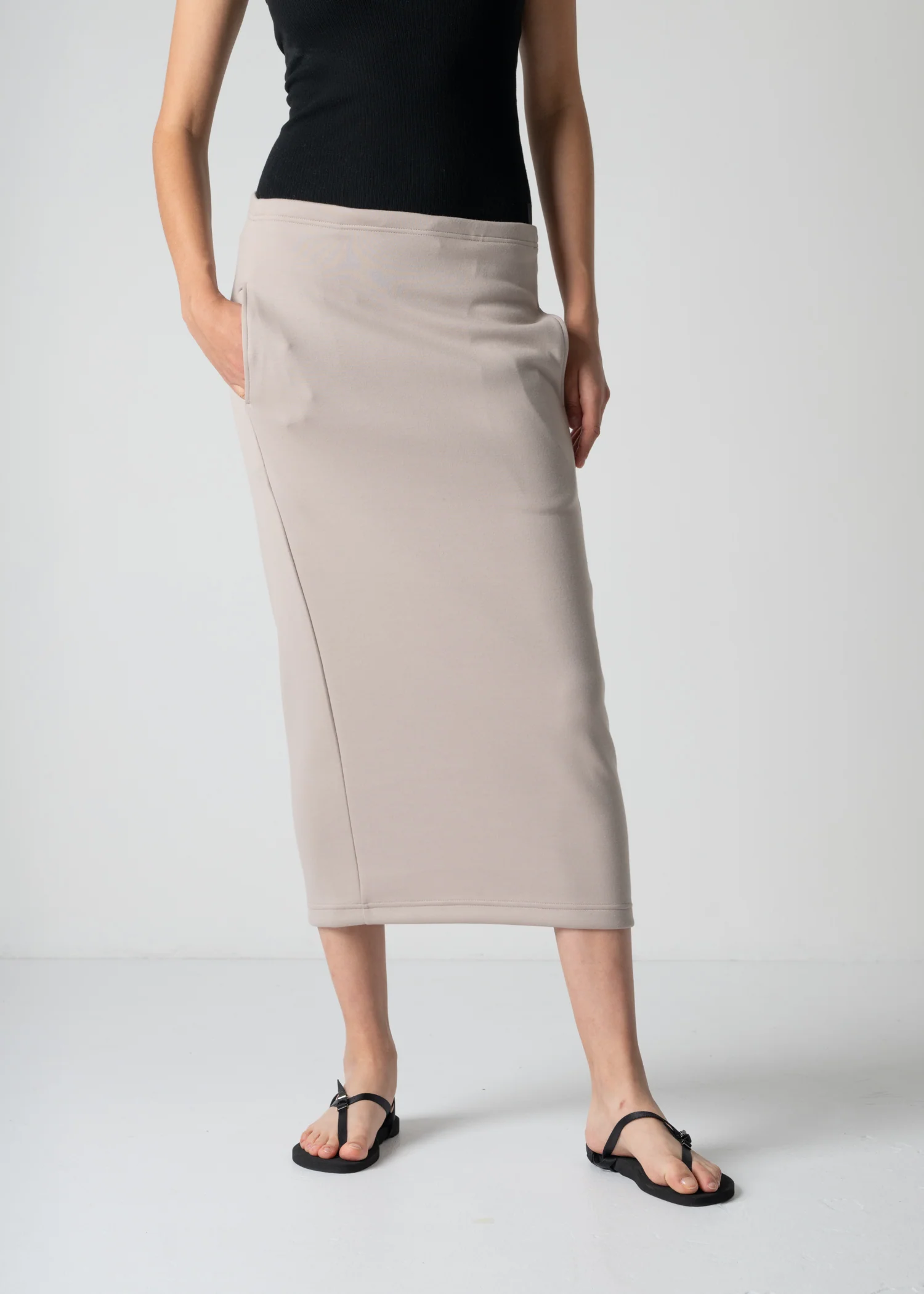 12 FIA SKIRT / DOUBLE AIR COTTON BLEND JERSEY - C12 - Image 11