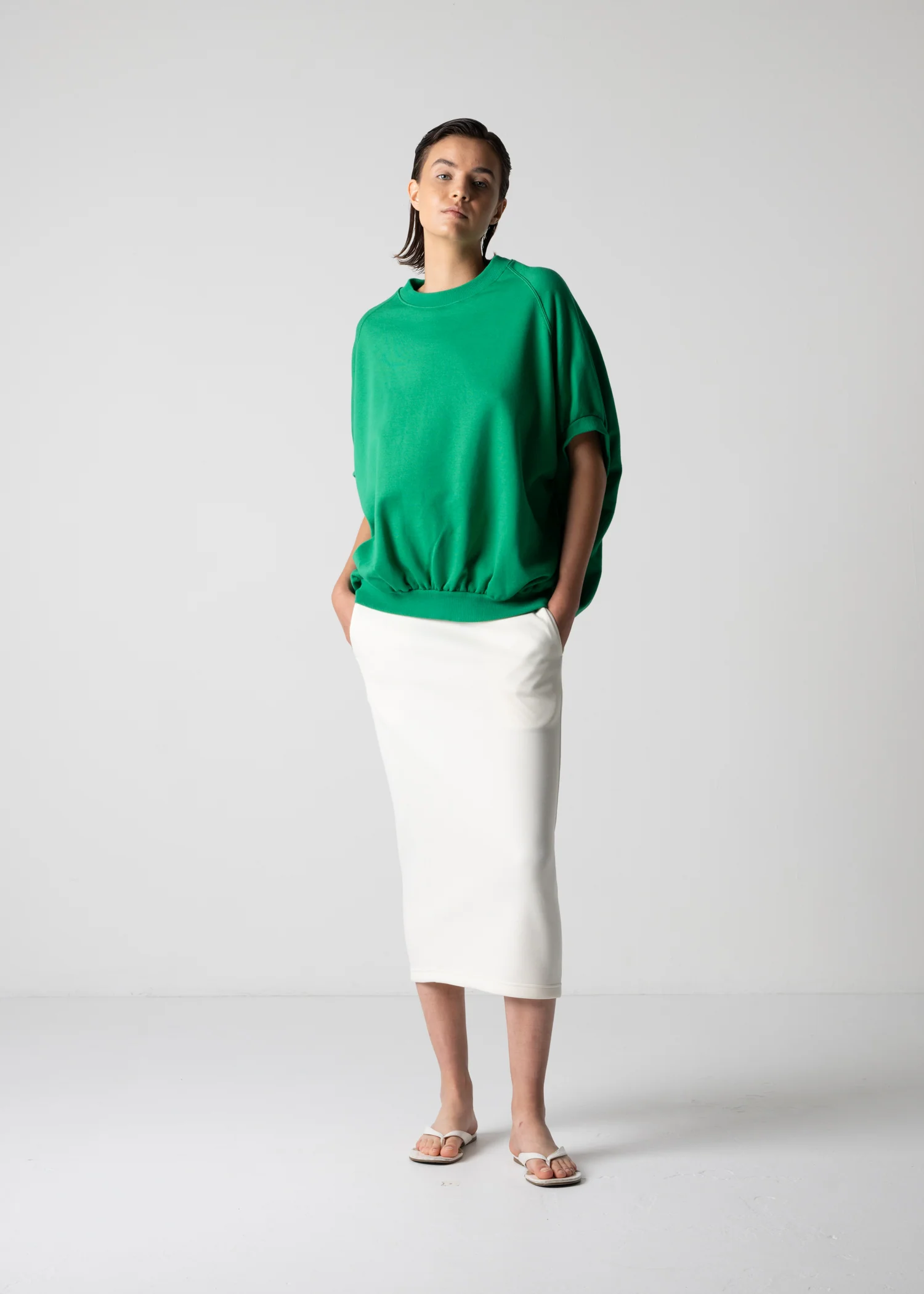 12 FIA SKIRT / DOUBLE AIR COTTON BLEND JERSEY - C12 - Image 18