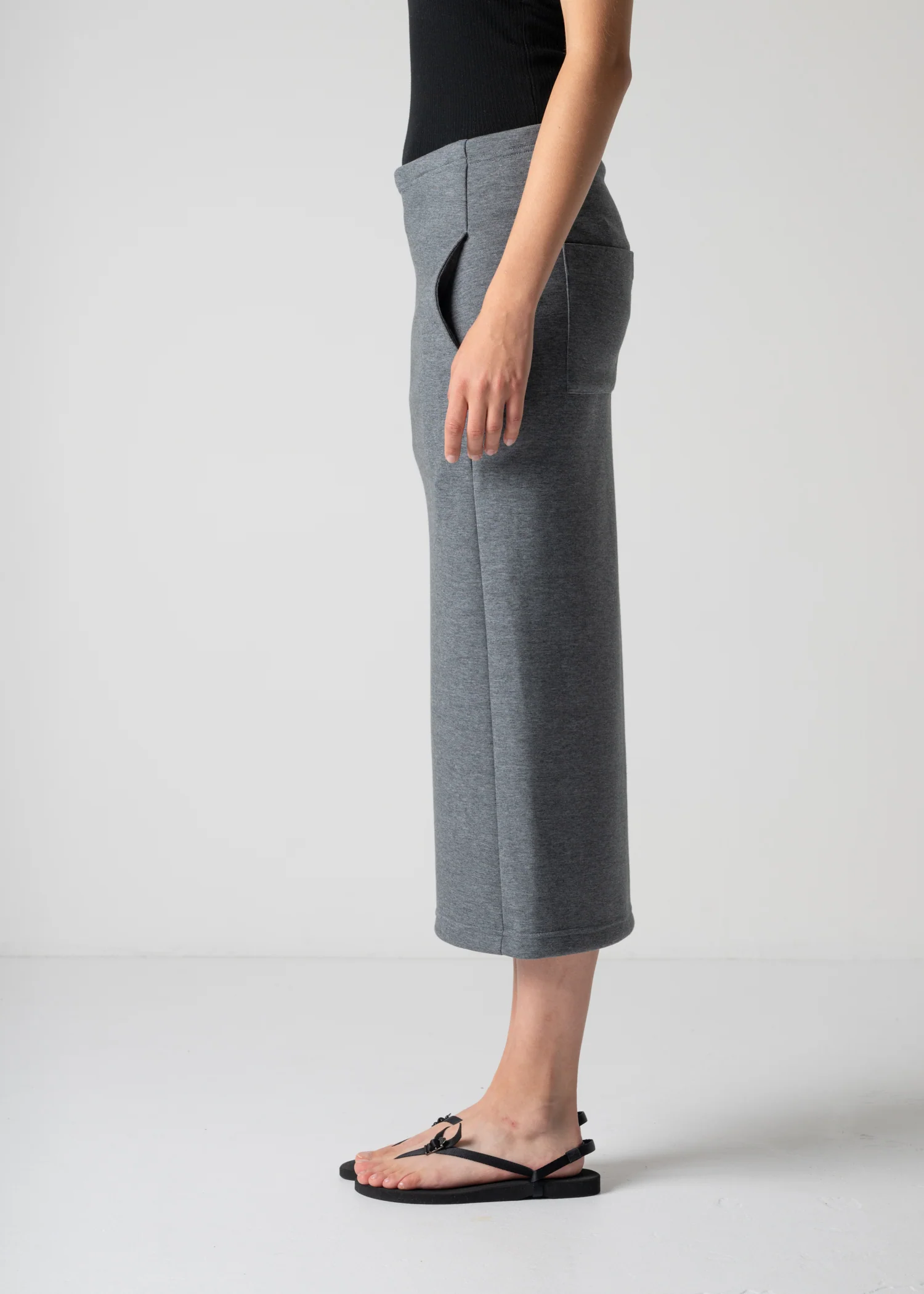 12 FIA SKIRT / DOUBLE AIR COTTON BLEND JERSEY - C12 - Image 5