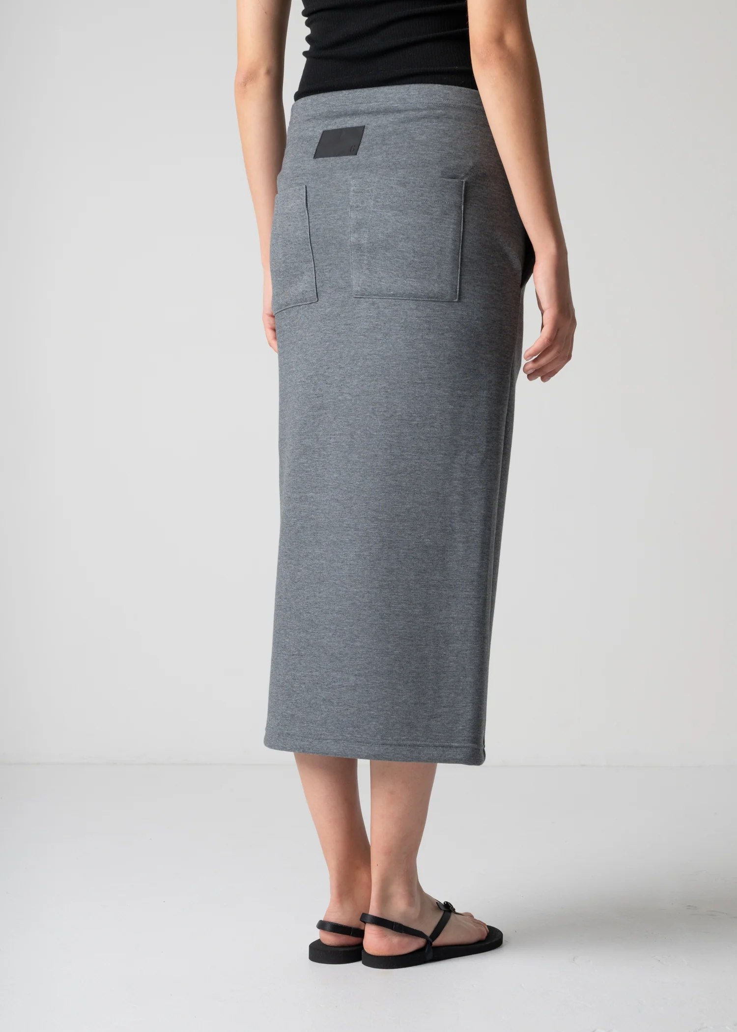 12 FIA SKIRT / DOUBLE AIR COTTON BLEND JERSEY - C12 - Image 6