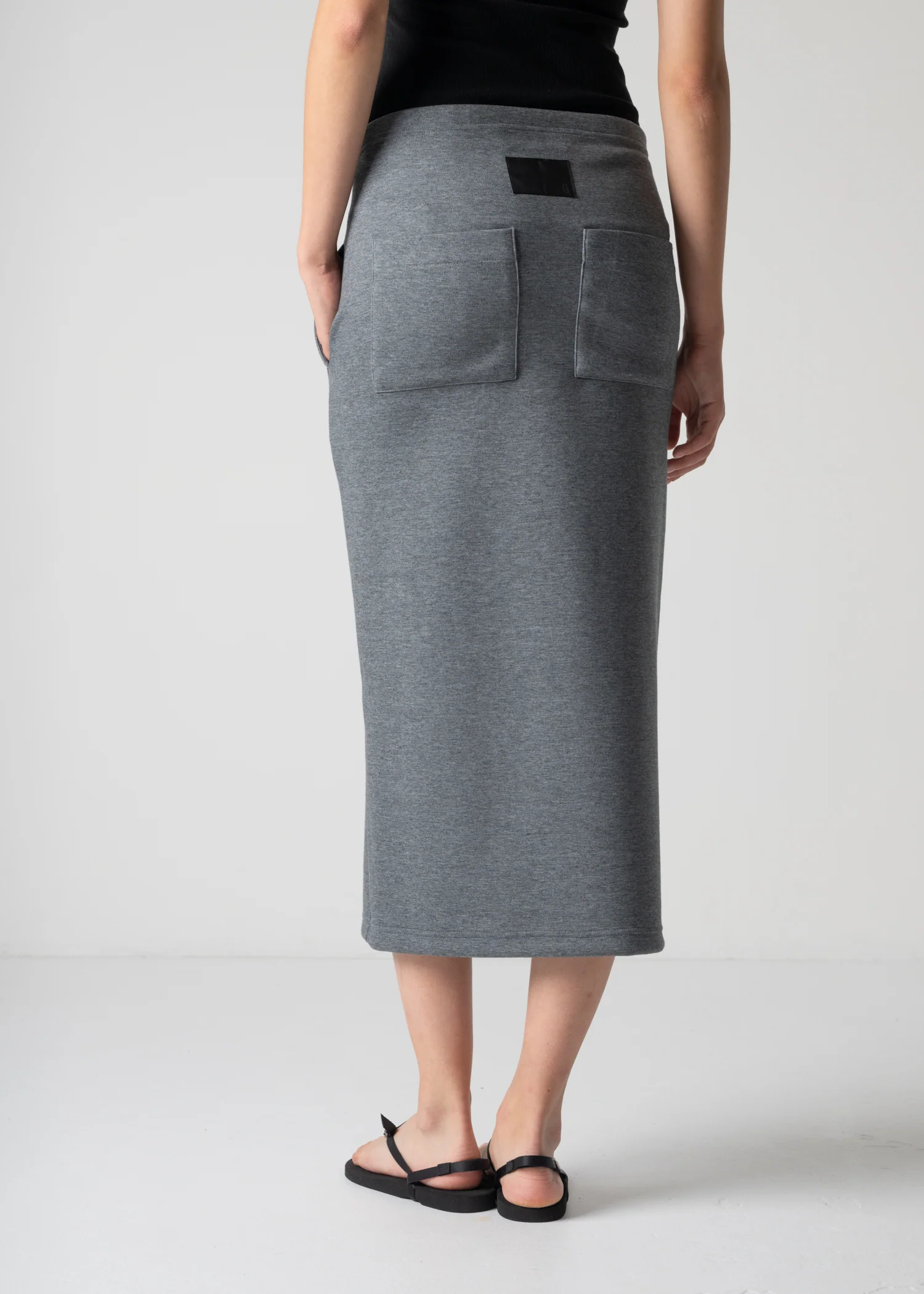 12 FIA SKIRT / DOUBLE AIR COTTON BLEND JERSEY - C12 - Image 7