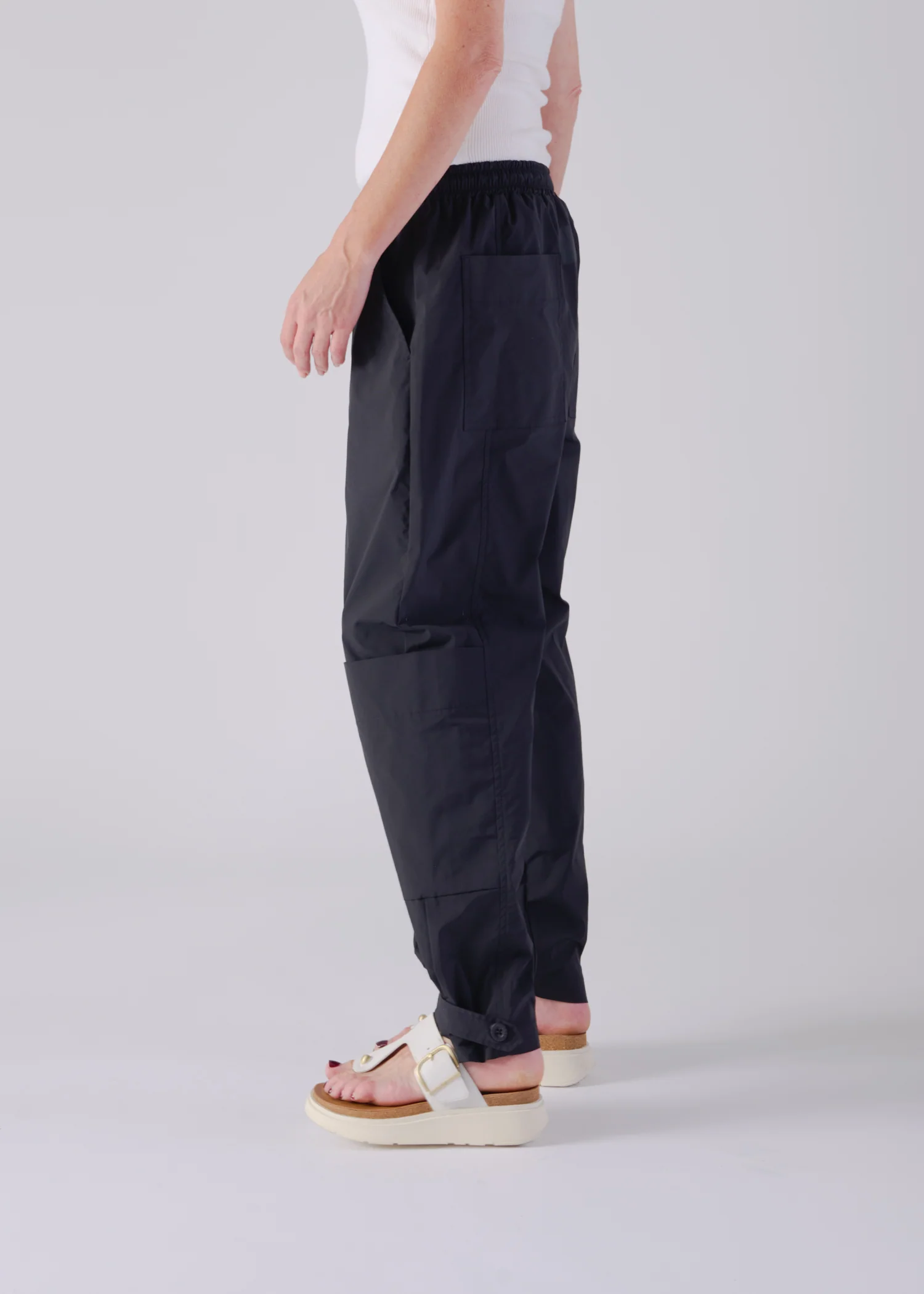 51 FRADY TROUSERS / HIGH-COUNT PL STRETCH - C14 - Image 2