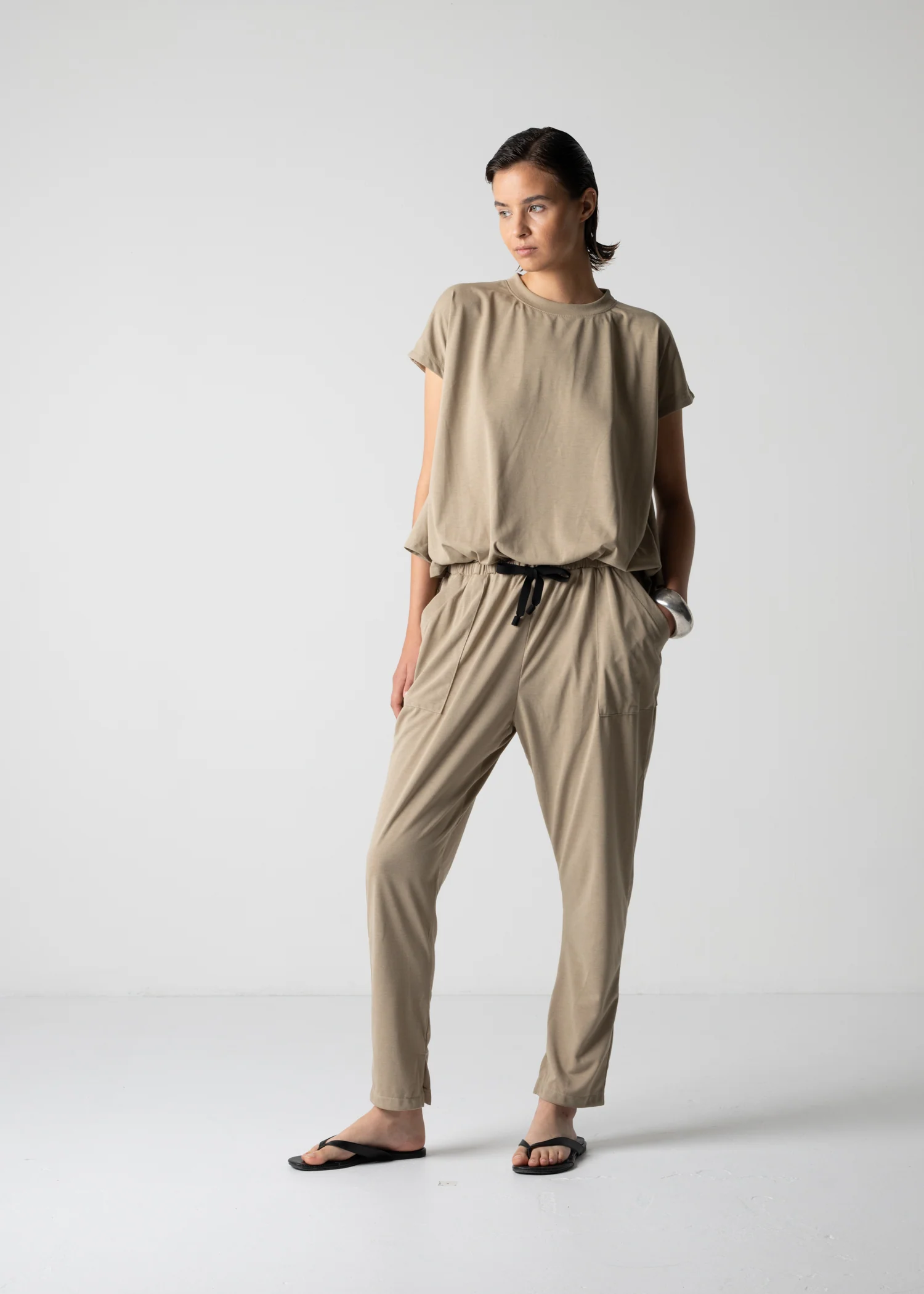 54 FRANKIE JUMPSUIT / RECYCLE PE JERSEY - C12 - Image 6