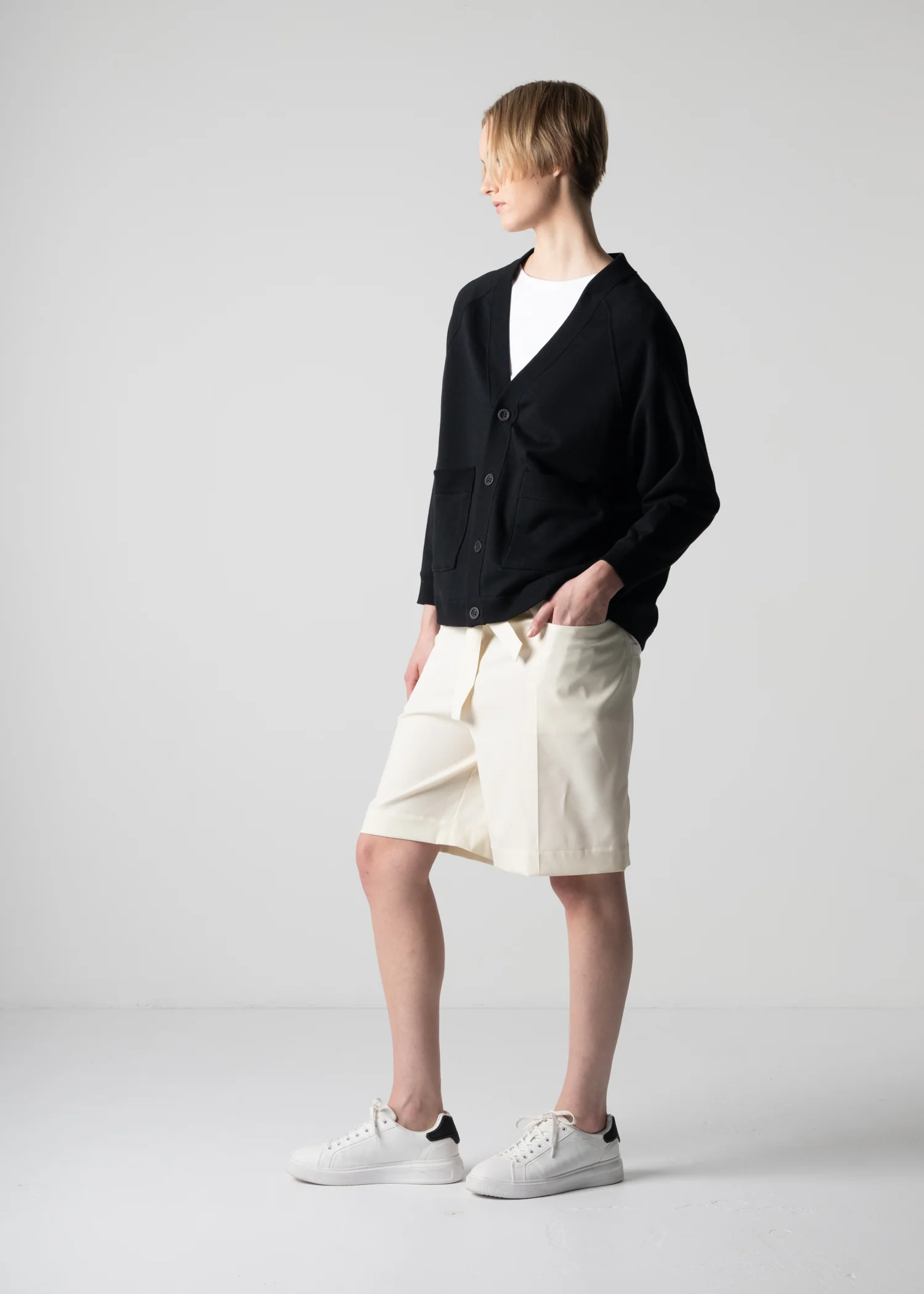 62 GAIL CARDIGAN / AEGEAN ORGANIC TERRY - C12 - Image 21