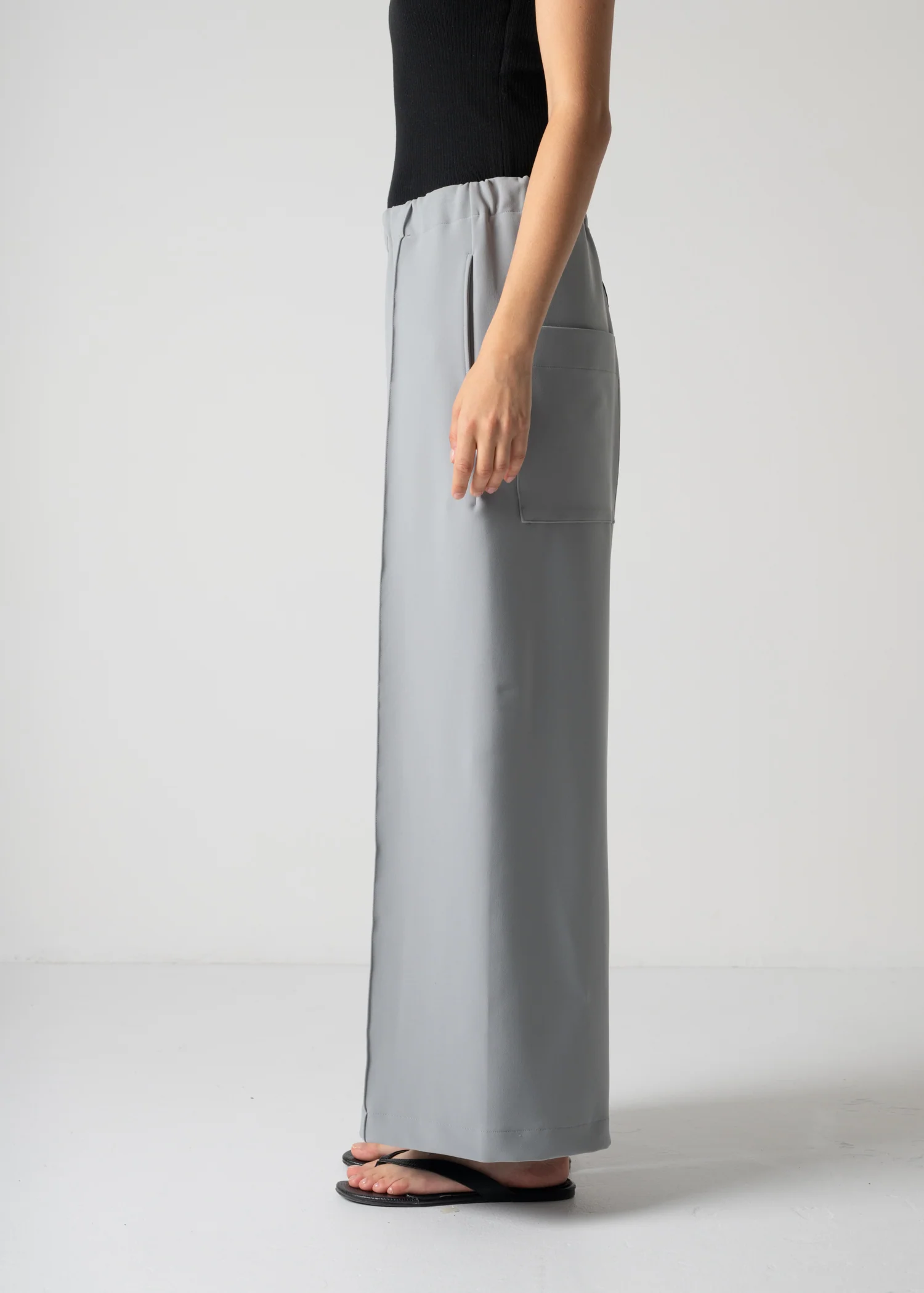 GENEVA WIDELEG TROUSERS / HIGH DENSITY 2WAY STRETCH - ONLINE STORE EXCLUSIVE - Image 16