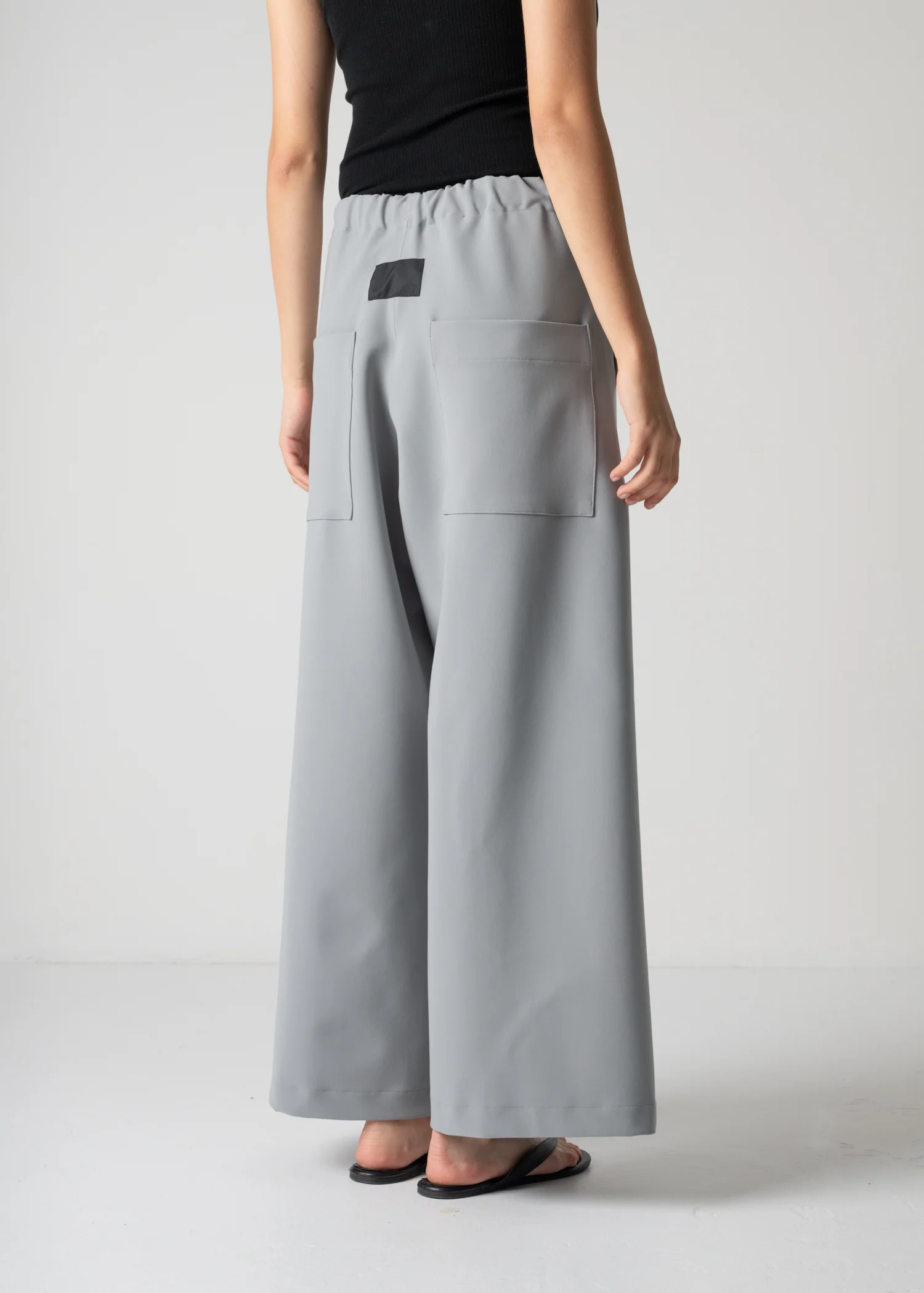 GENEVA WIDELEG TROUSERS / HIGH DENSITY 2WAY STRETCH - ONLINE STORE EXCLUSIVE - Image 17