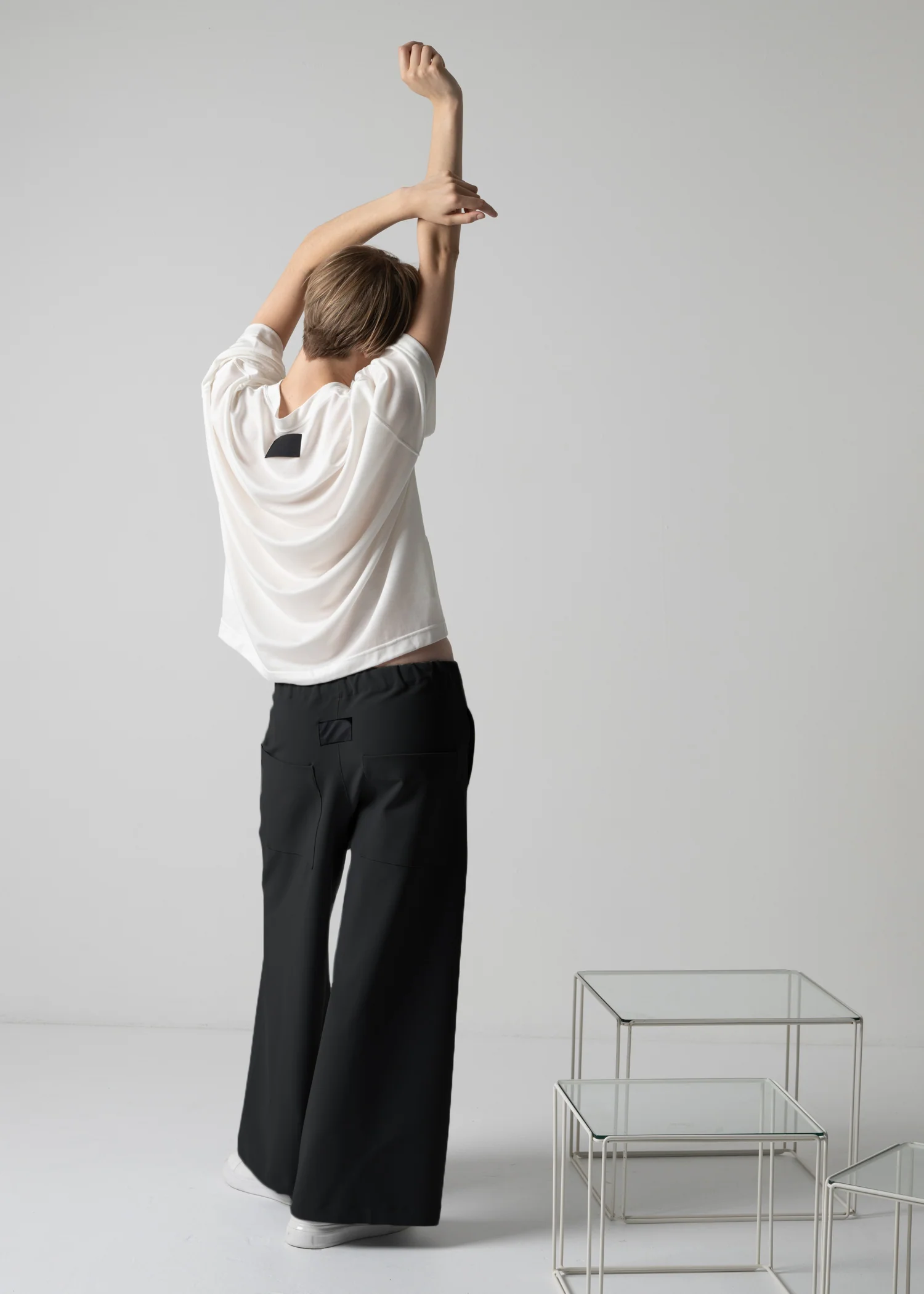 GENEVA WIDELEG TROUSERS / HIGH DENSITY 2WAY STRETCH - ONLINE STORE EXCLUSIVE - Image 23