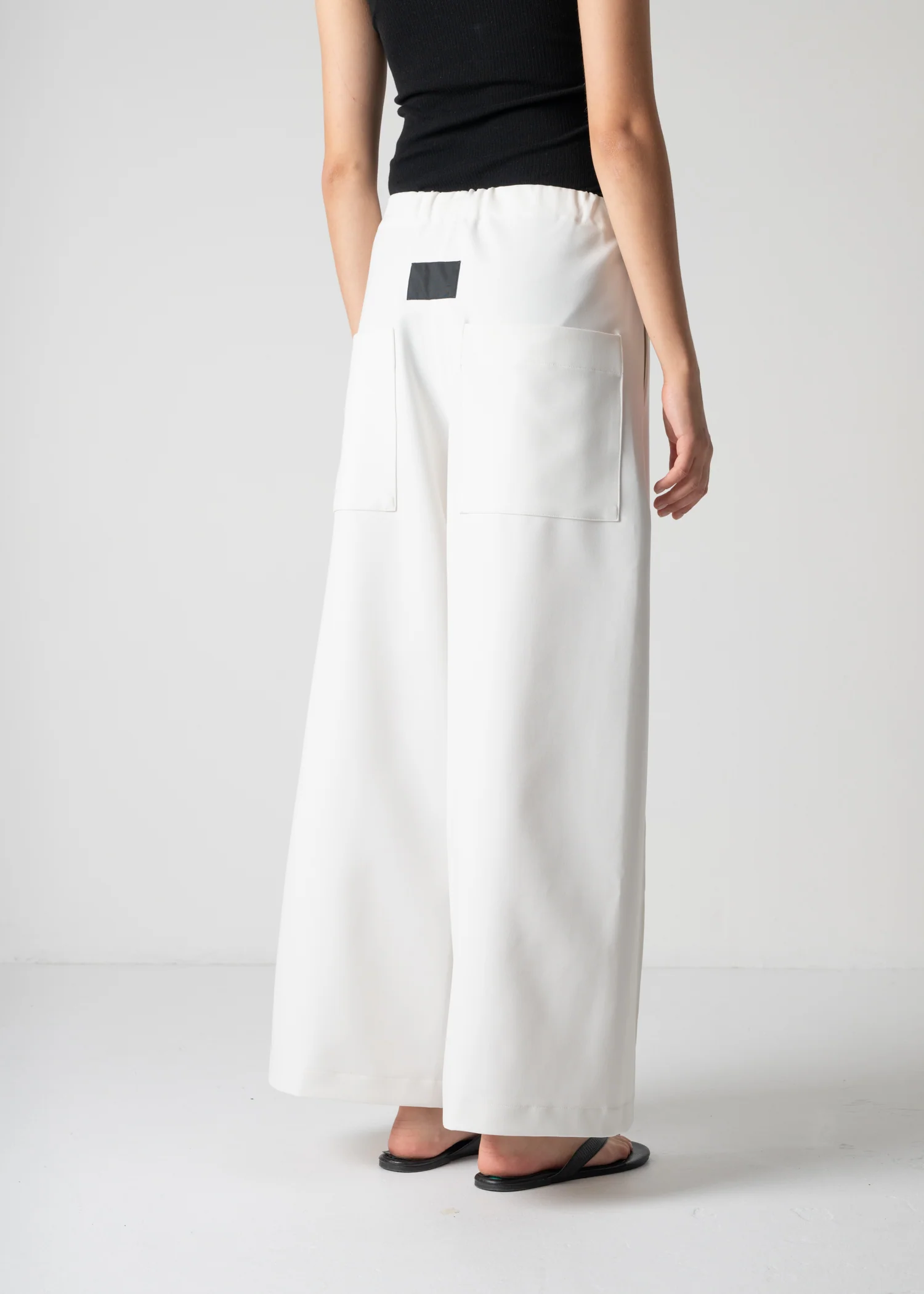 GENEVA WIDELEG TROUSERS / HIGH DENSITY 2WAY STRETCH - ONLINE STORE EXCLUSIVE - Image 7