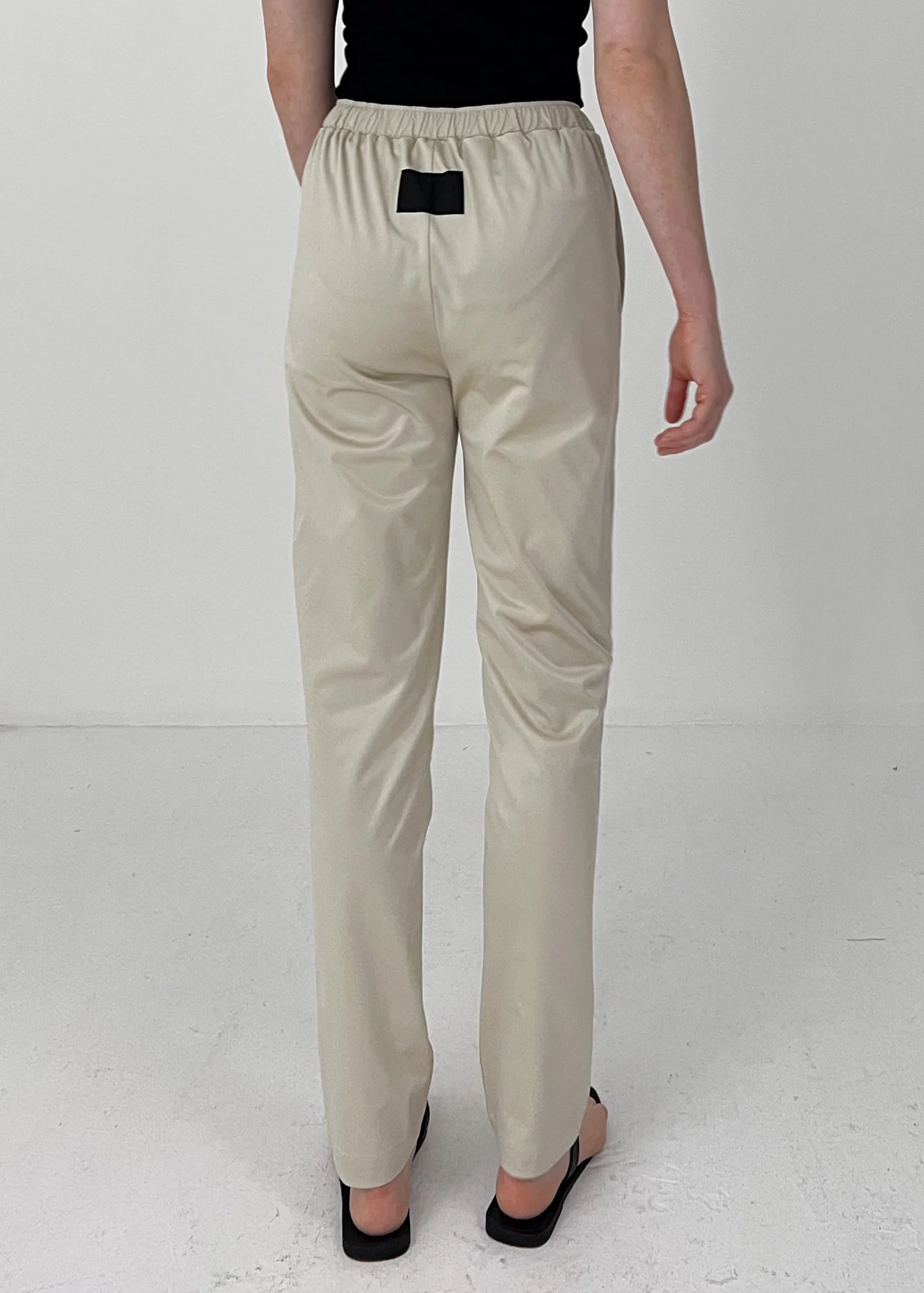 37 HAIDEN TUXEDO LEGGINGS / SILKY SATIN JERSEY - C10 - Image 5