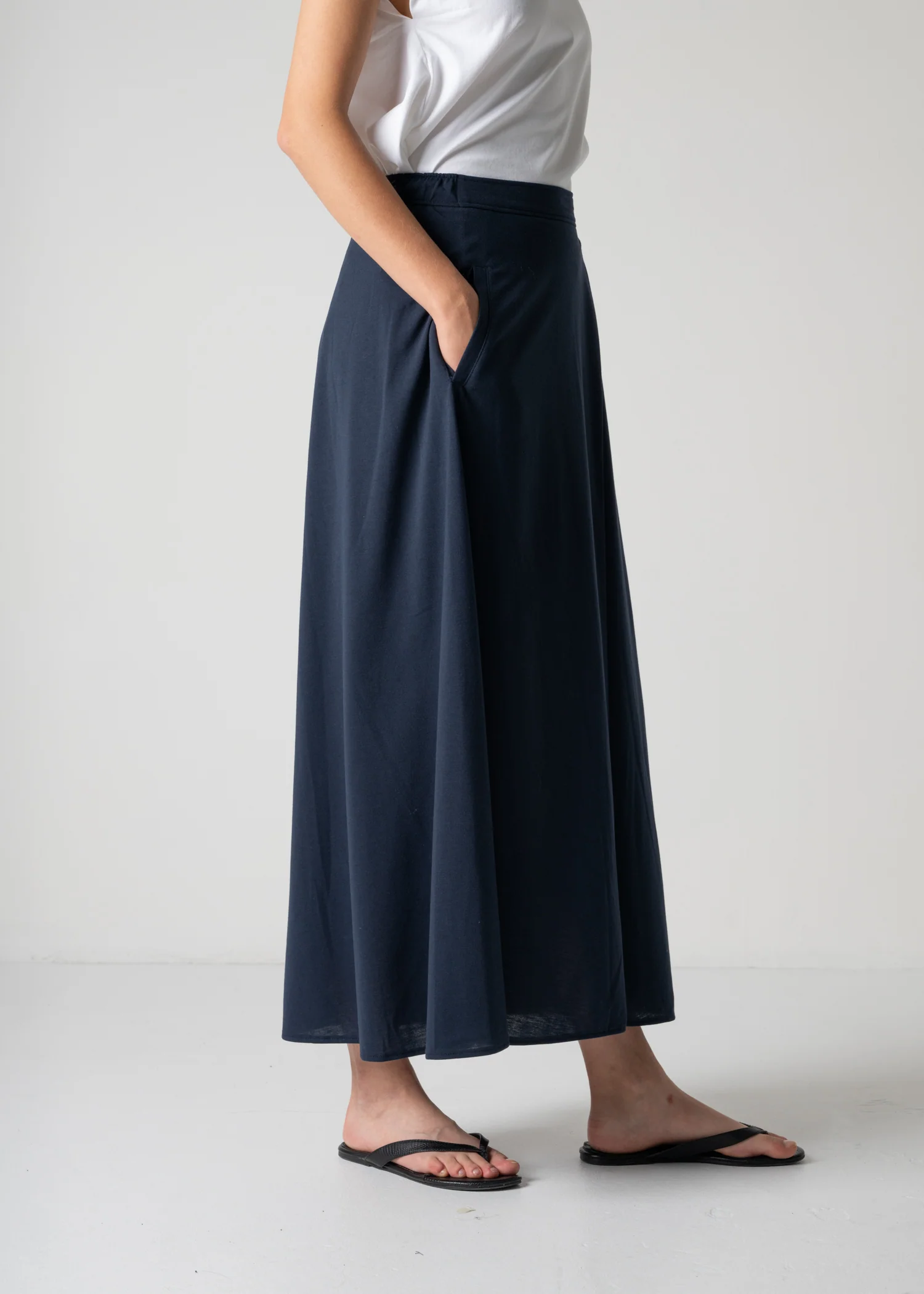 53 HALO SEMI-FLARE SKIRT / RECYCLE PE JERSEY - C12 - Image 13