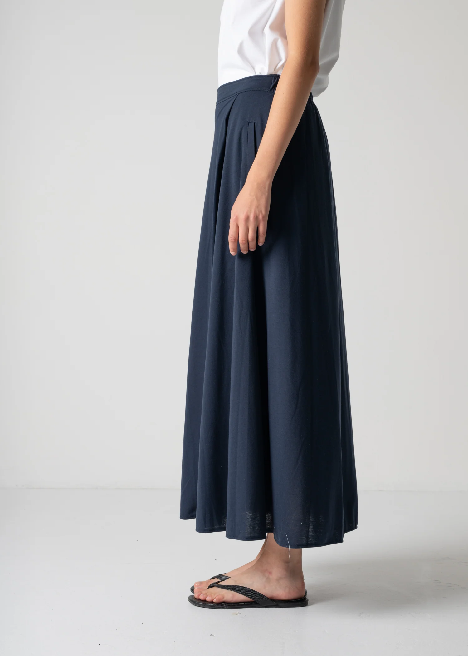 53 HALO SEMI-FLARE SKIRT / RECYCLE PE JERSEY - C12 - Image 14