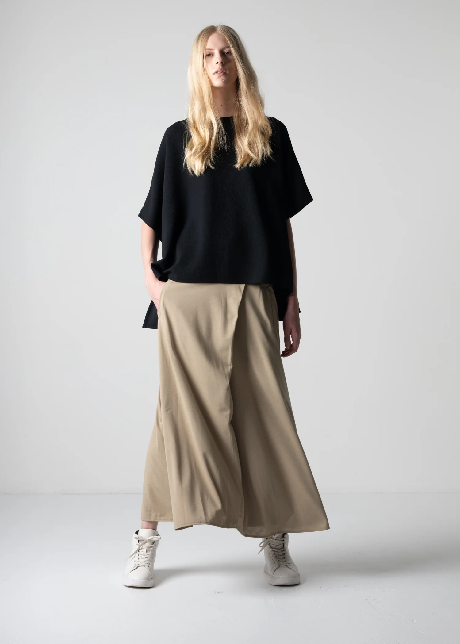 53 HALO SEMI-FLARE SKIRT / RECYCLE PE JERSEY - C12 - Image 19