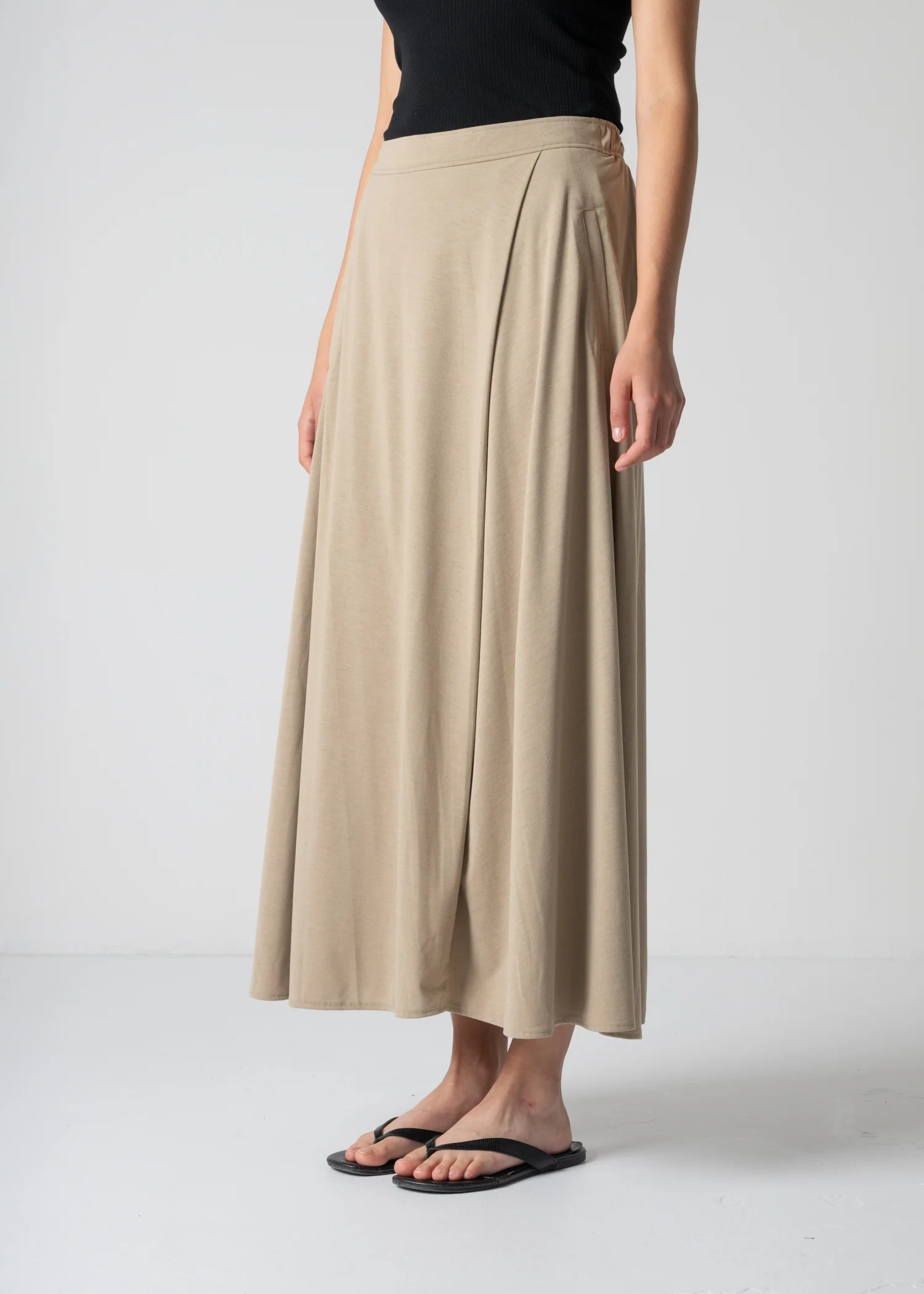53 HALO SEMI-FLARE SKIRT / RECYCLE PE JERSEY - C12 - Image 22