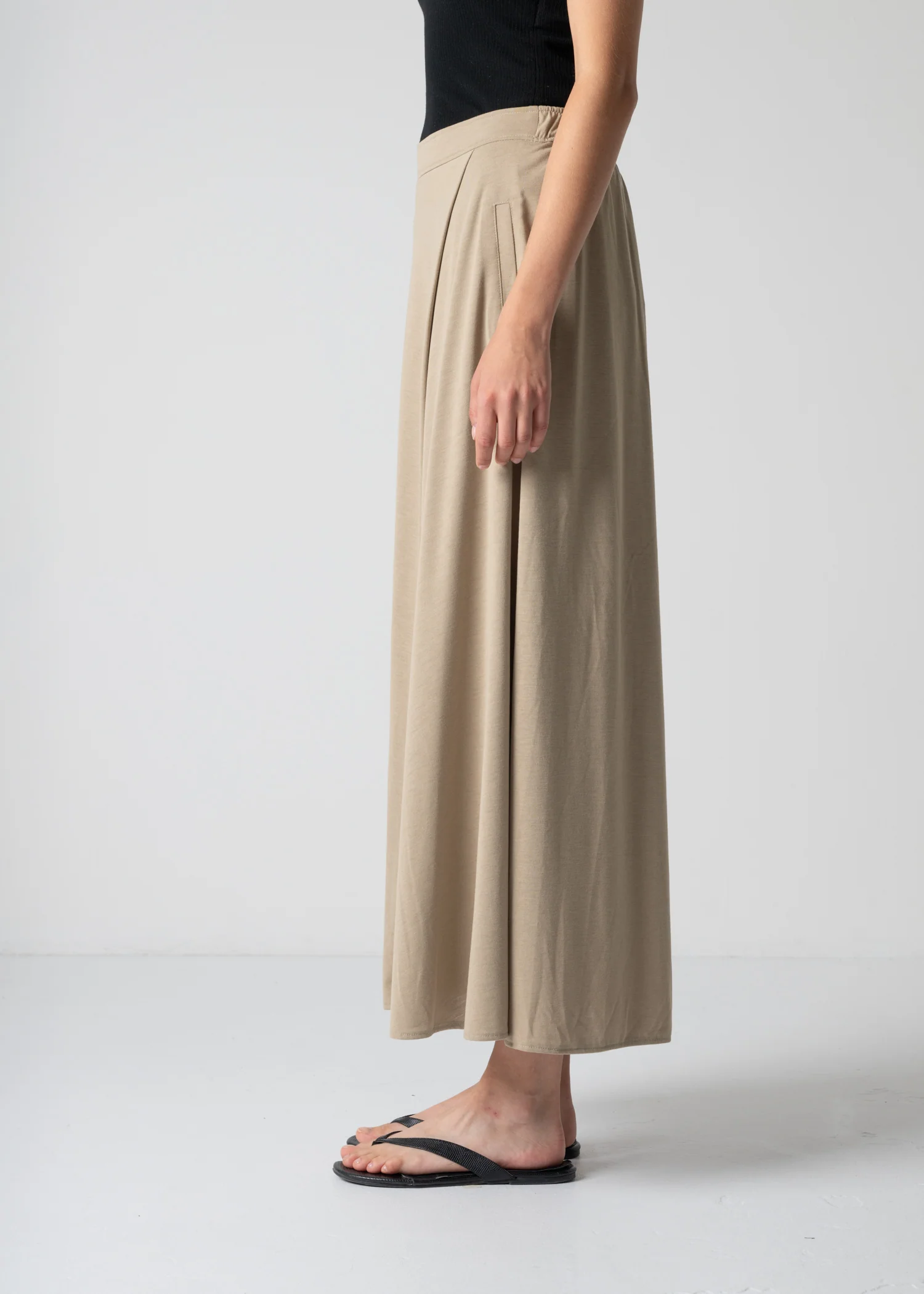 53 HALO SEMI-FLARE SKIRT / RECYCLE PE JERSEY - C12 - Image 23