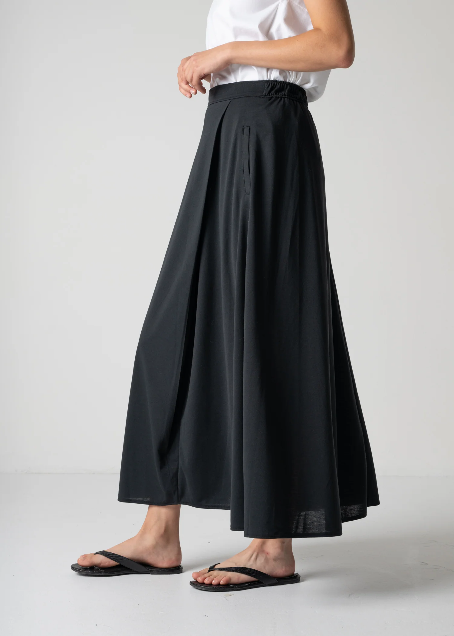53 HALO SEMI-FLARE SKIRT / RECYCLE PE JERSEY - C12 - Image 29
