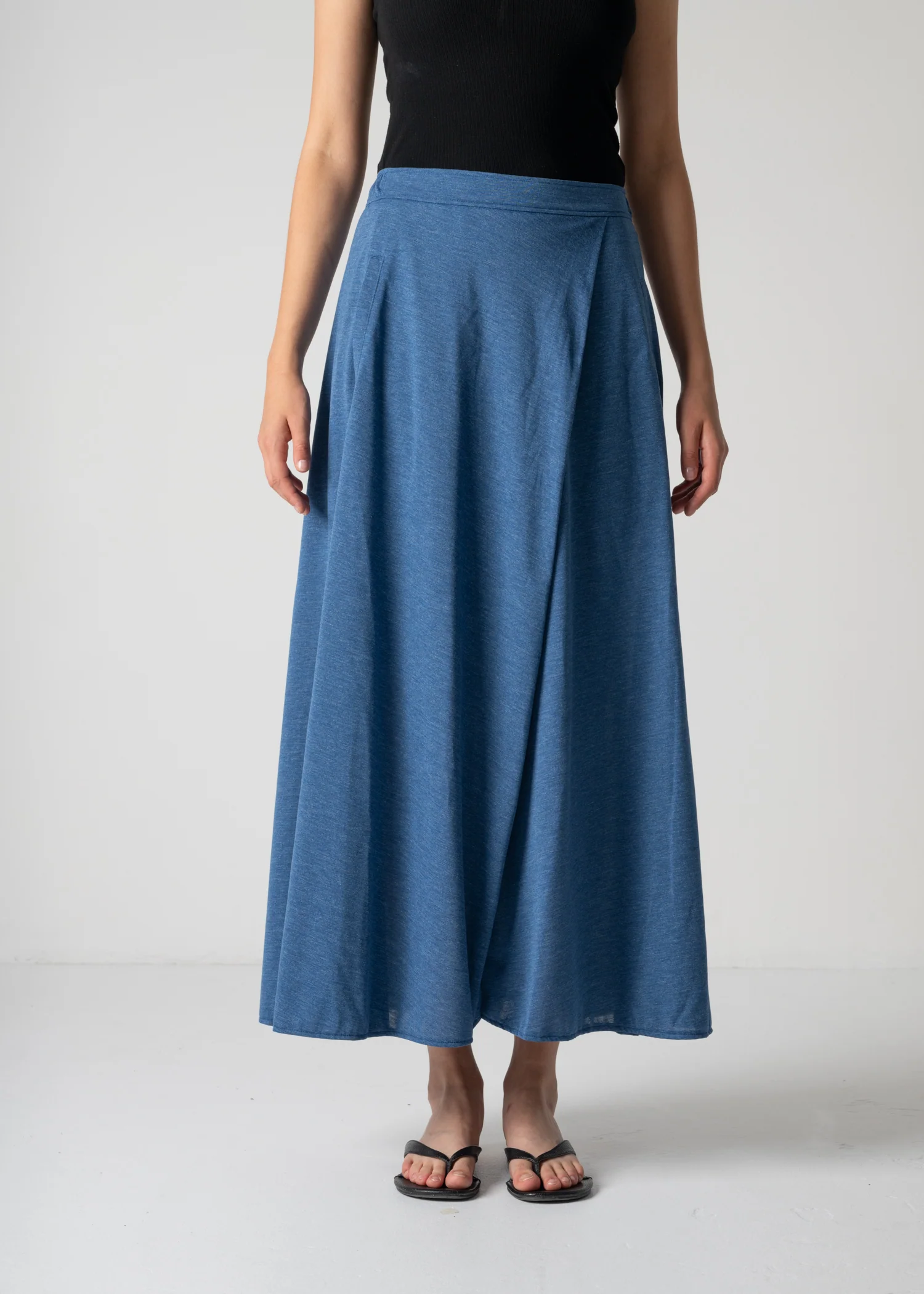 53 HALO SEMI-FLARE SKIRT / RECYCLE PE JERSEY - C12 - Image 3