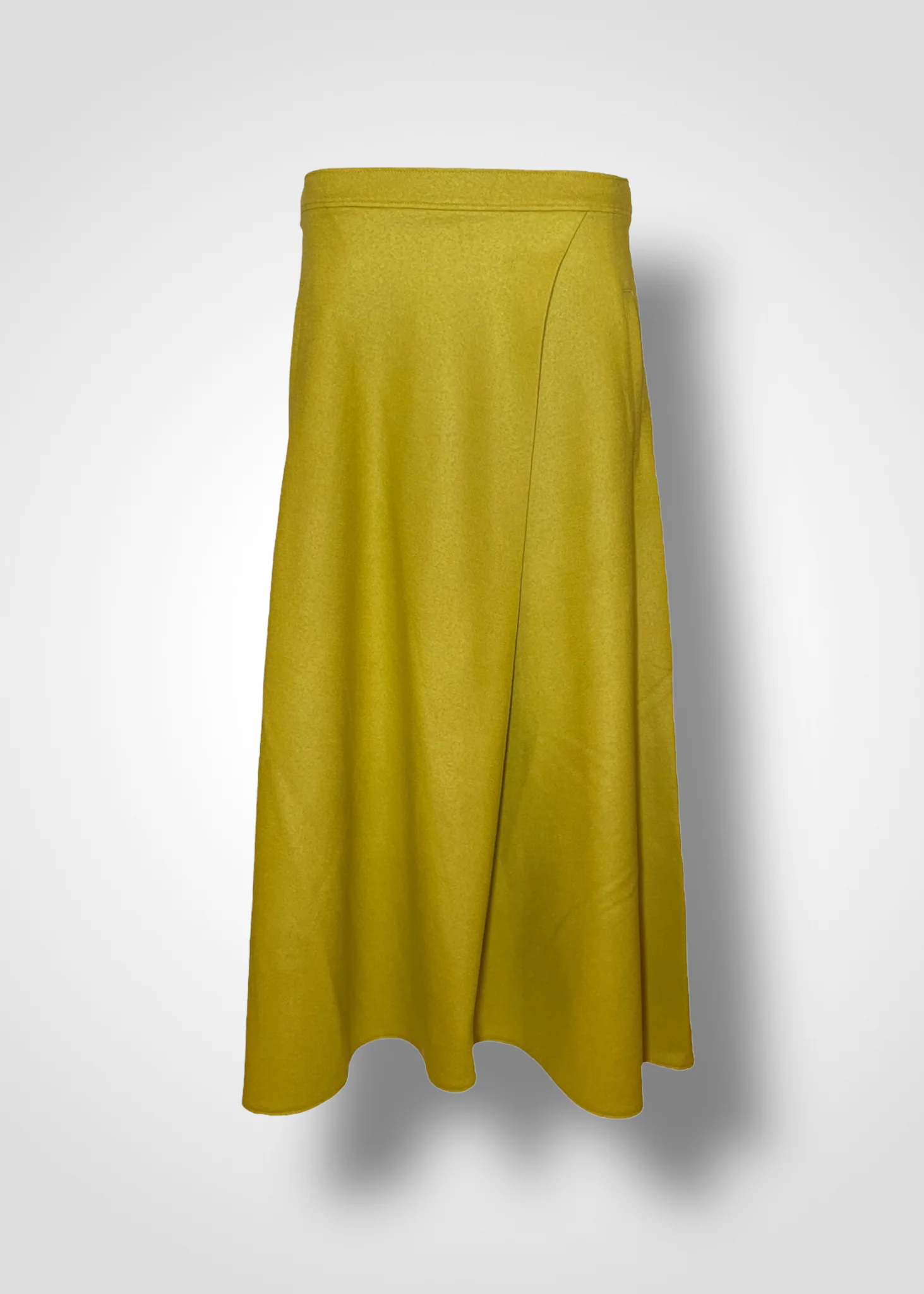 HALO SEMI-FLARE SKIRT / WOOL MILLED JERSEY - C9 - Image 10