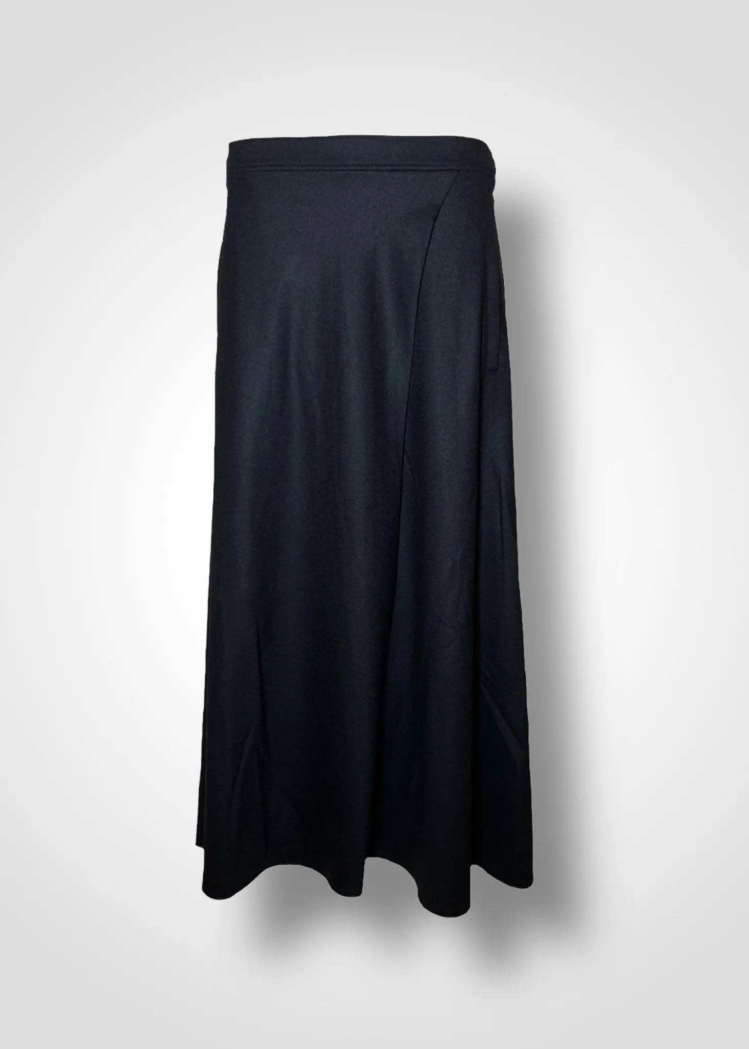 HALO SEMI-FLARE SKIRT / WOOL MILLED JERSEY - C9 - Image 23