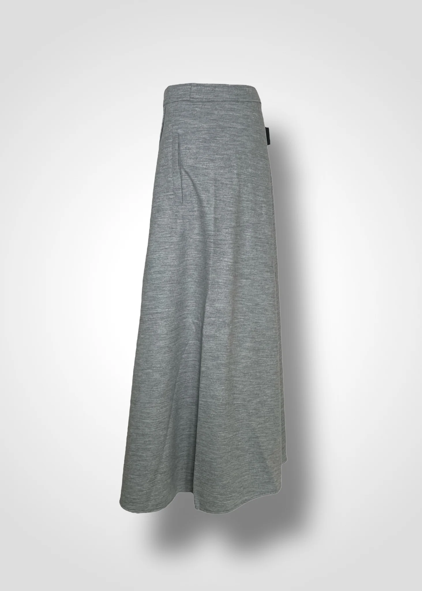 HALO SEMI-FLARE SKIRT / WOOL MILLED JERSEY - C9 - Image 5