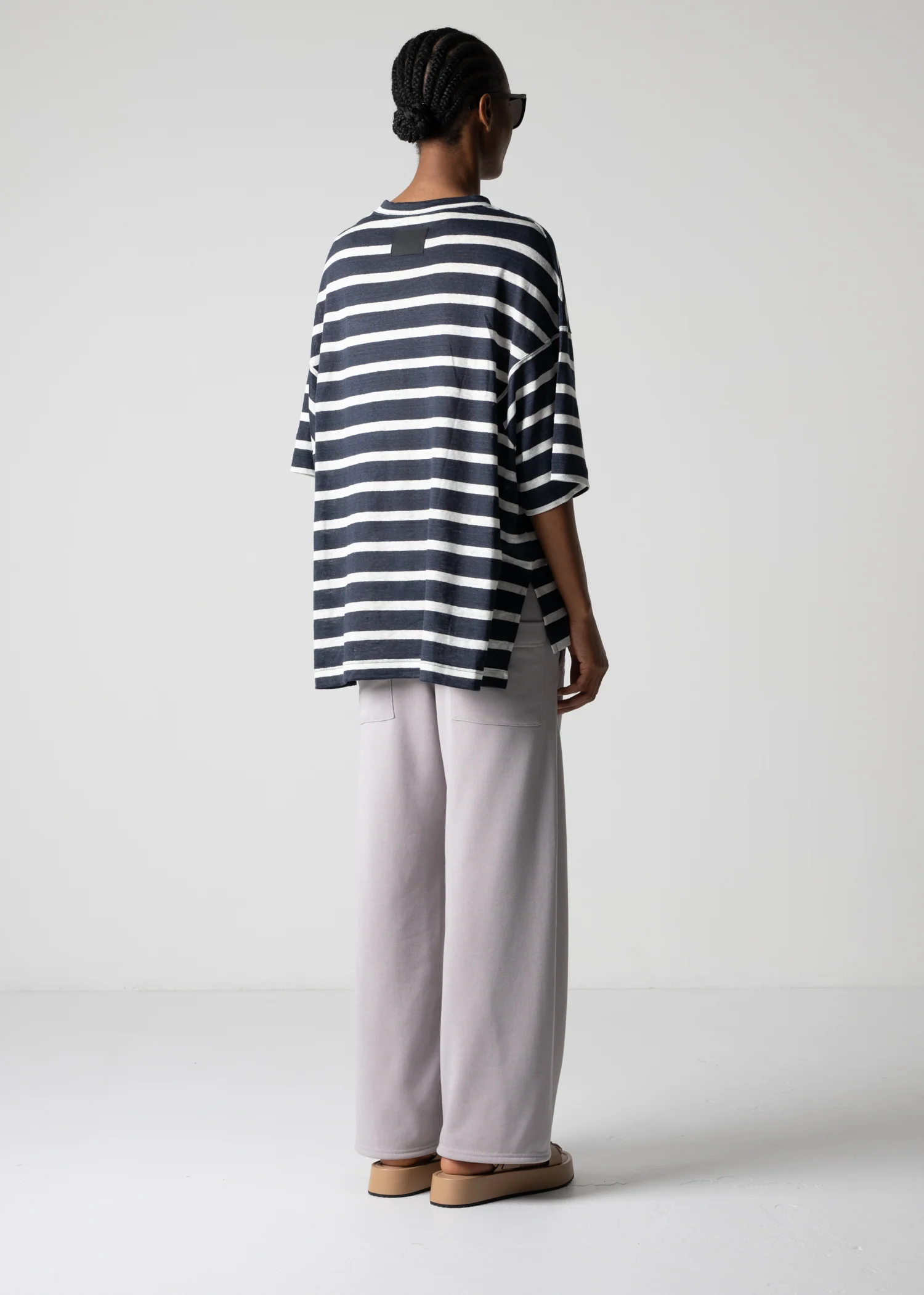 42 HARLEY T-SHIRT / LINEN STRIPE JERSEY - C12 - Image 10