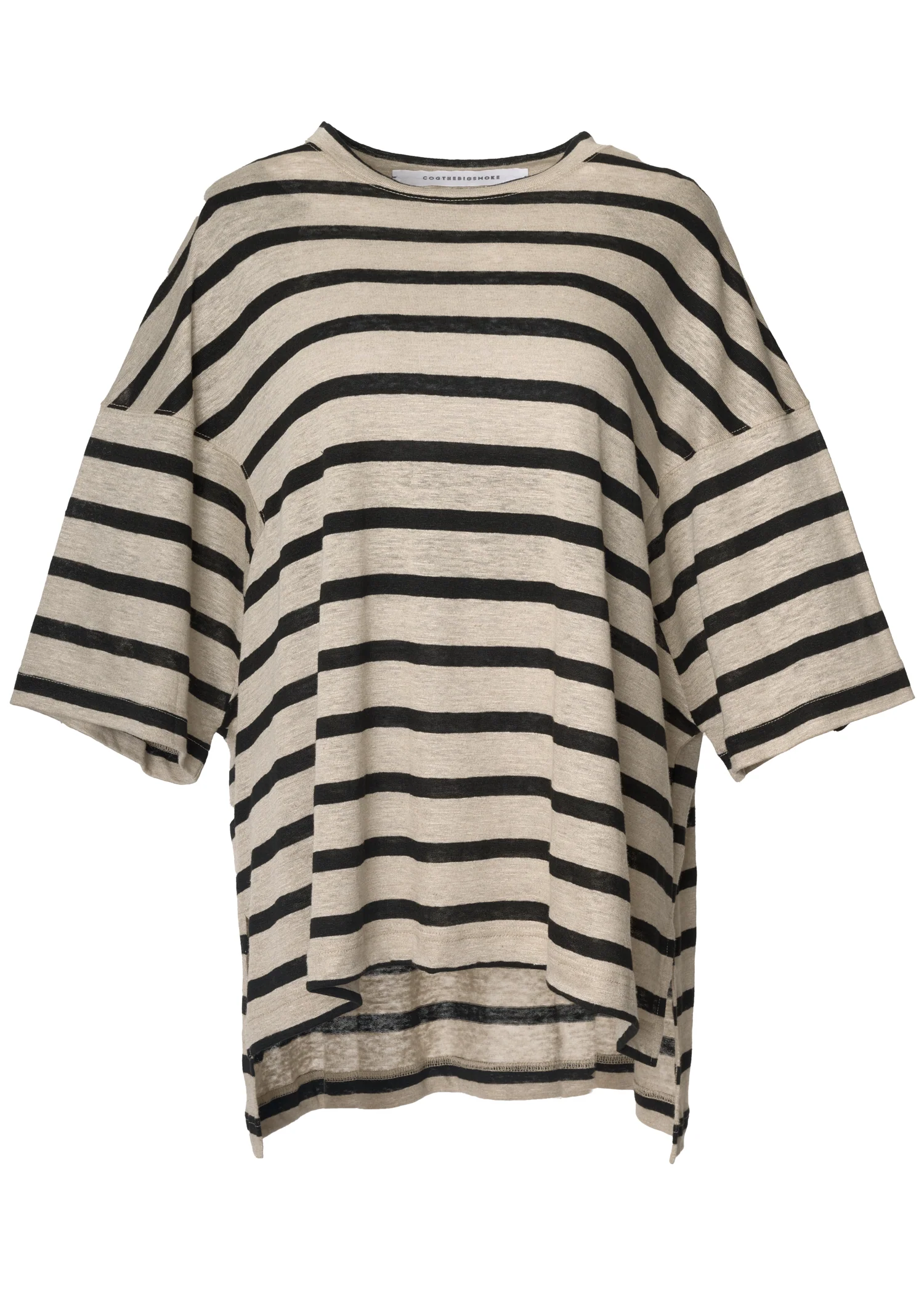 42 HARLEY T-SHIRT / LINEN STRIPE JERSEY - C12 - Image 13