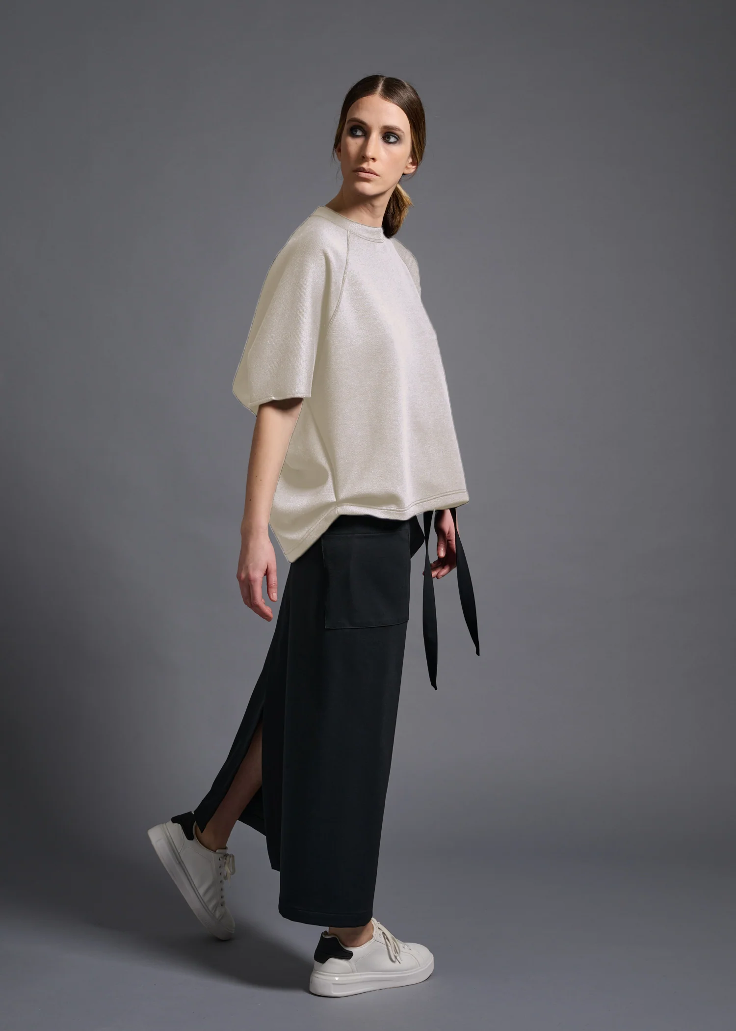 28 HELLEN PENTAGON TOP / AIRLY COCOON TWILL - C13 - Image 9