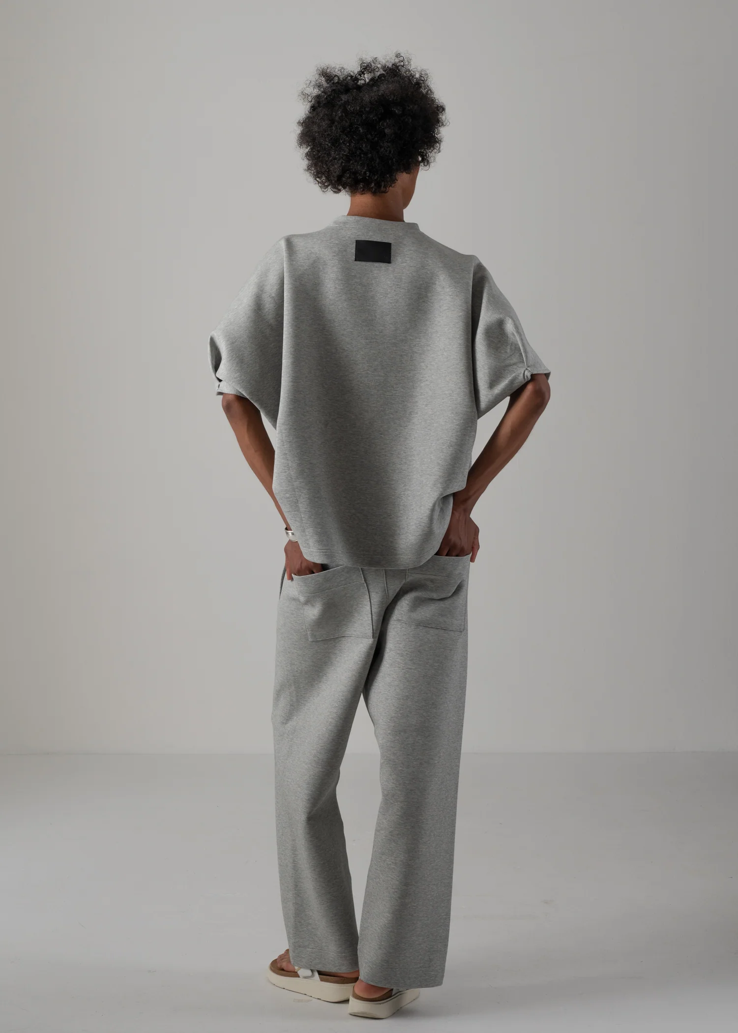 43 HELLEN PENTAGON TOP / AIRY COTTON DOUBLE JERSEY - C14 - Image 15