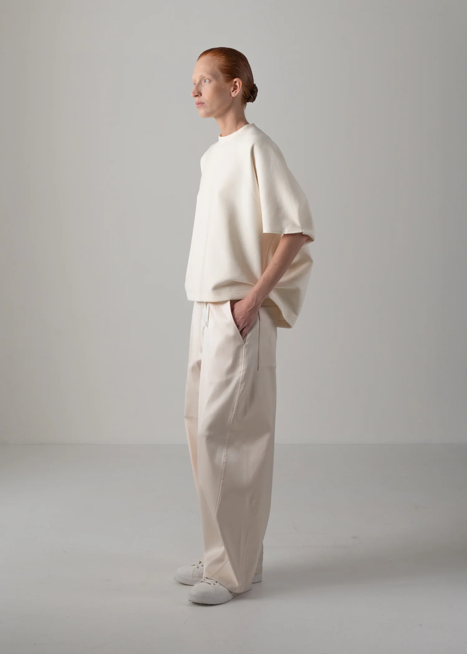 43 HELLEN PENTAGON TOP / AIRY COTTON DOUBLE JERSEY - C14 - Image 5