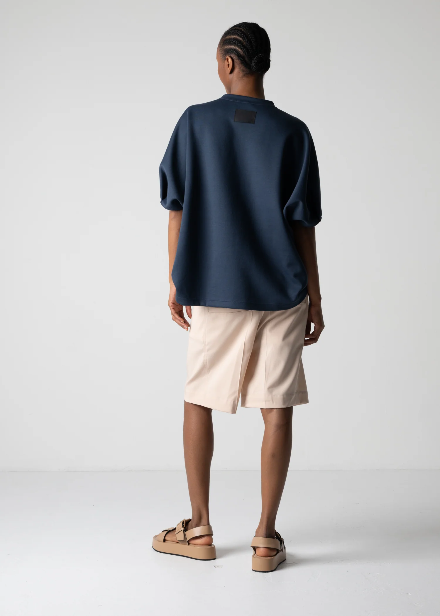 10 HELLEN PENTAGON TOP / DOUBLE AIR COTTON BLEND JERSEY - C12 - Image 10