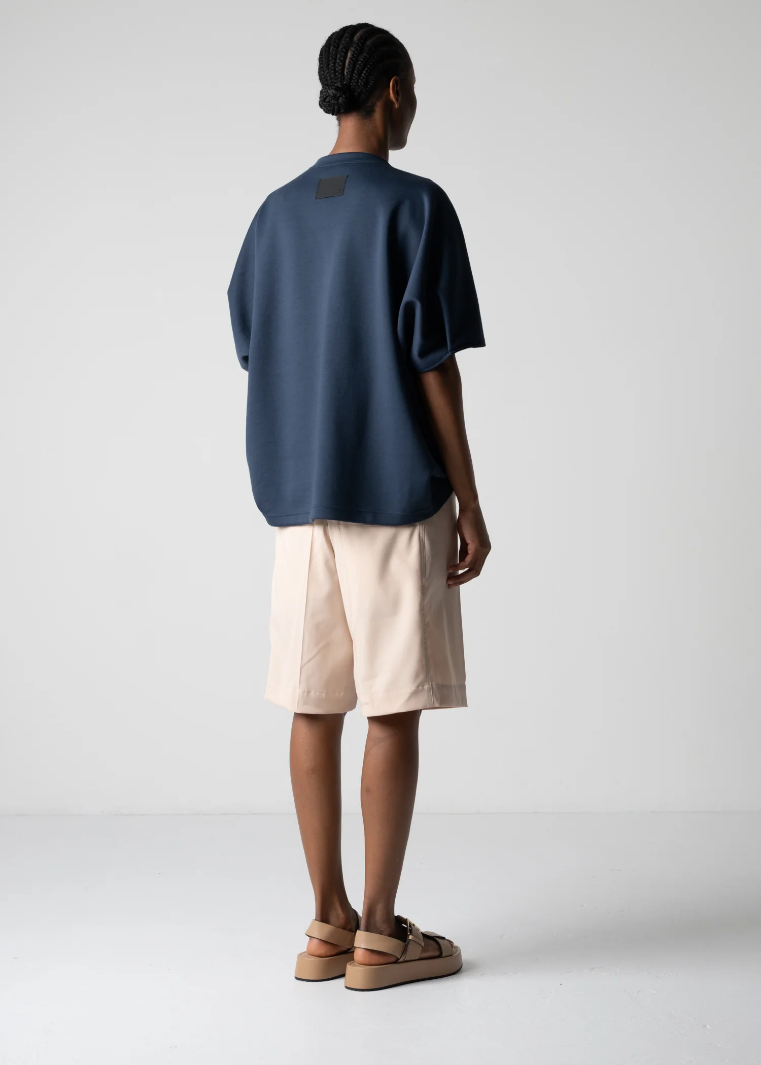 10 HELLEN PENTAGON TOP / DOUBLE AIR COTTON BLEND JERSEY - C12 - Image 11