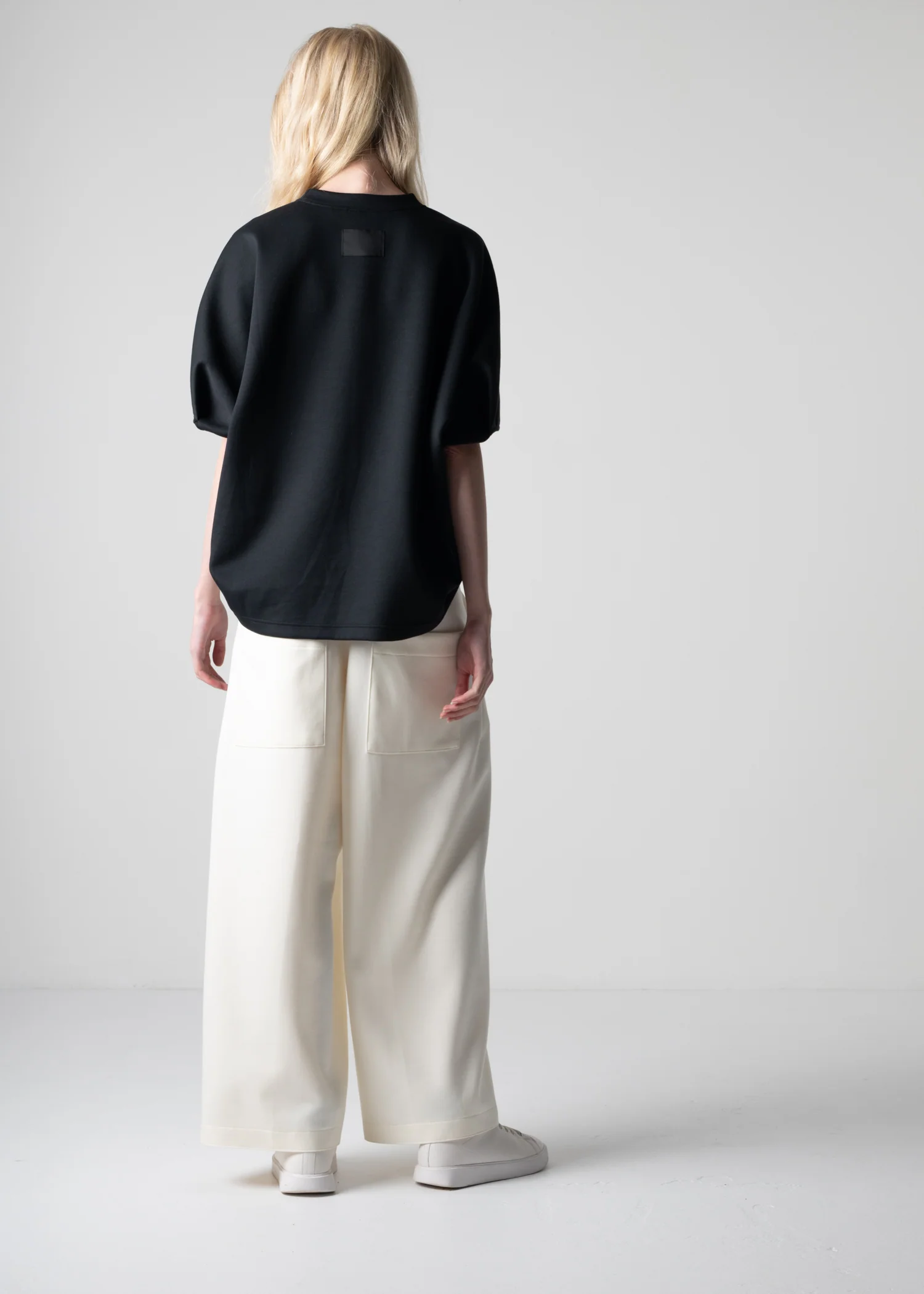10 HELLEN PENTAGON TOP / DOUBLE AIR COTTON BLEND JERSEY - C12 - Image 23