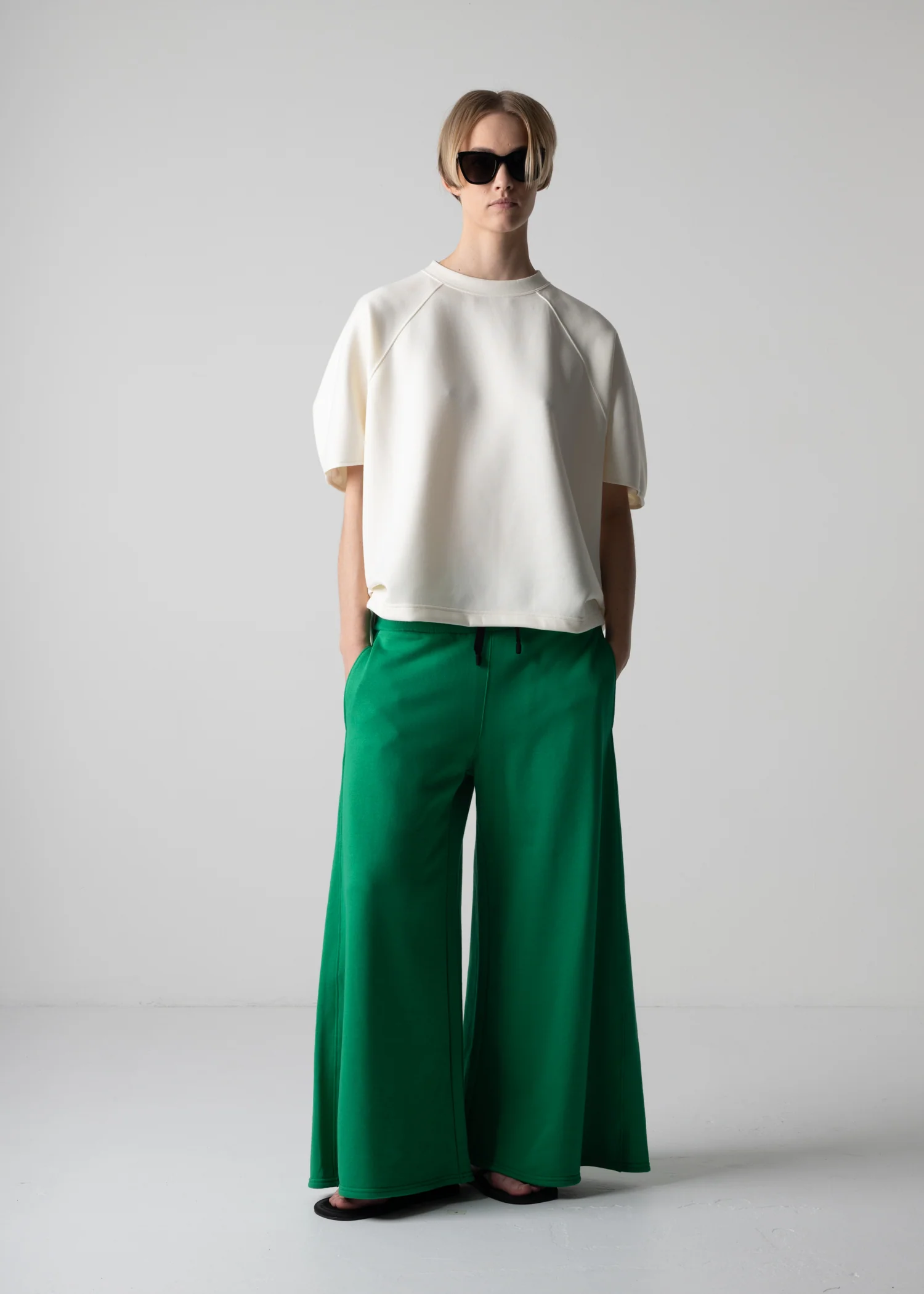 10 HELLEN PENTAGON TOP / DOUBLE AIR COTTON BLEND JERSEY - C12 - Image 3