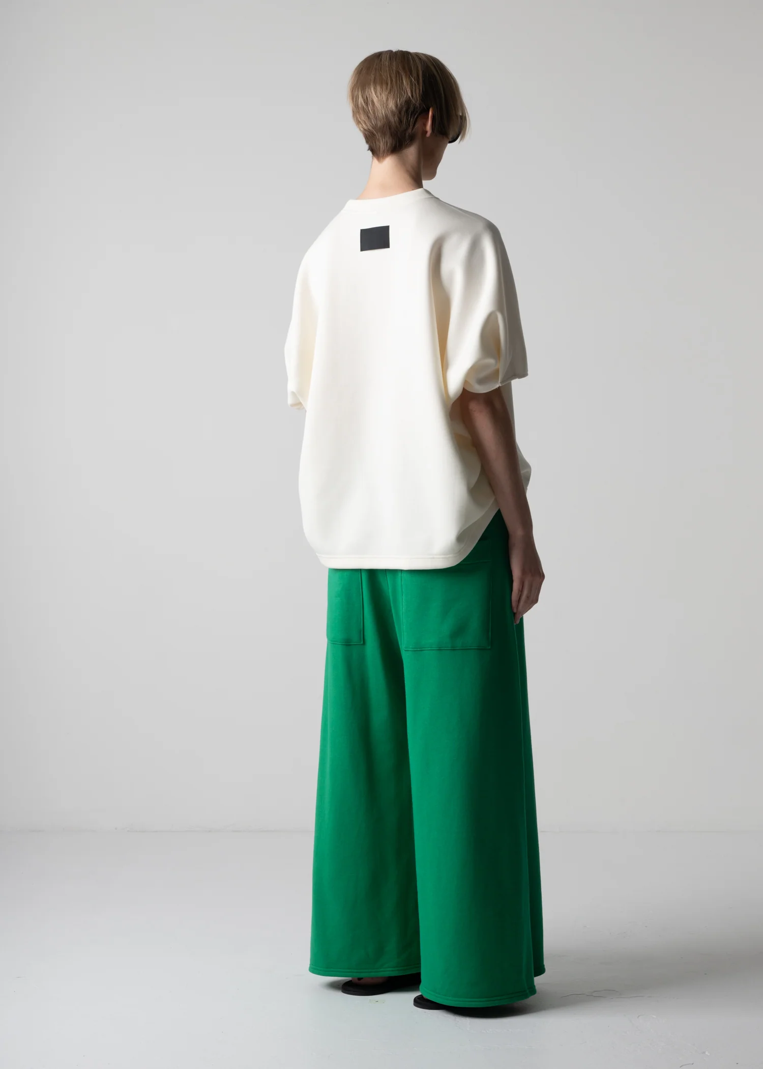 10 HELLEN PENTAGON TOP / DOUBLE AIR COTTON BLEND JERSEY - C12 - Image 5