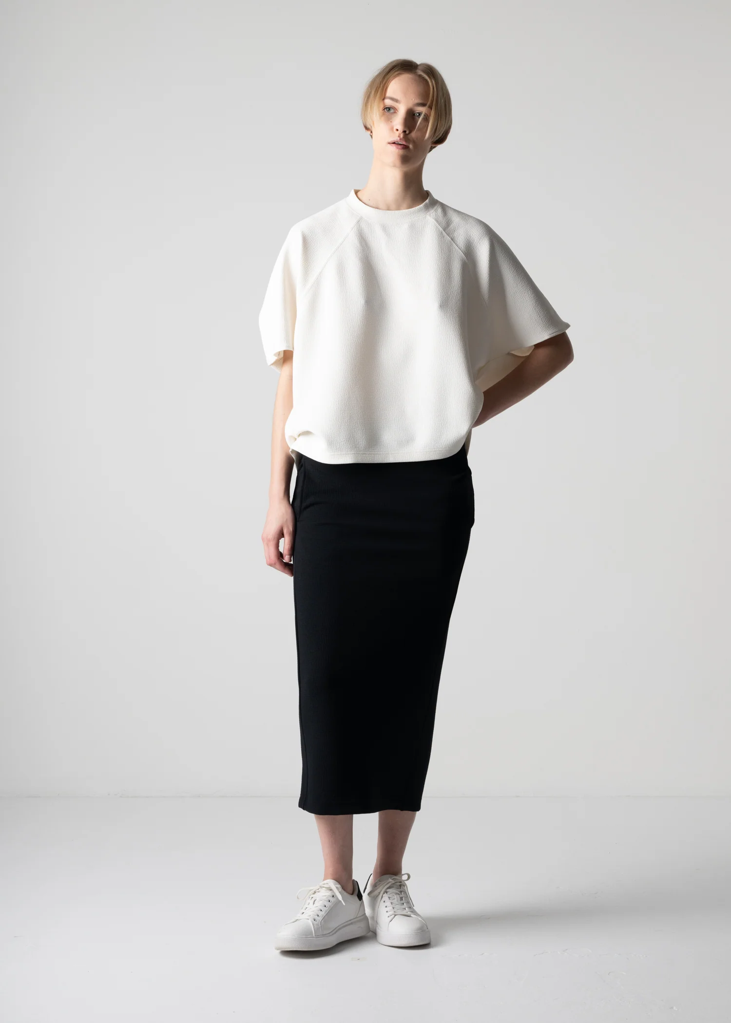 48 HELLEN PENTAGONTOP / WRINKLE JERSEY - C12