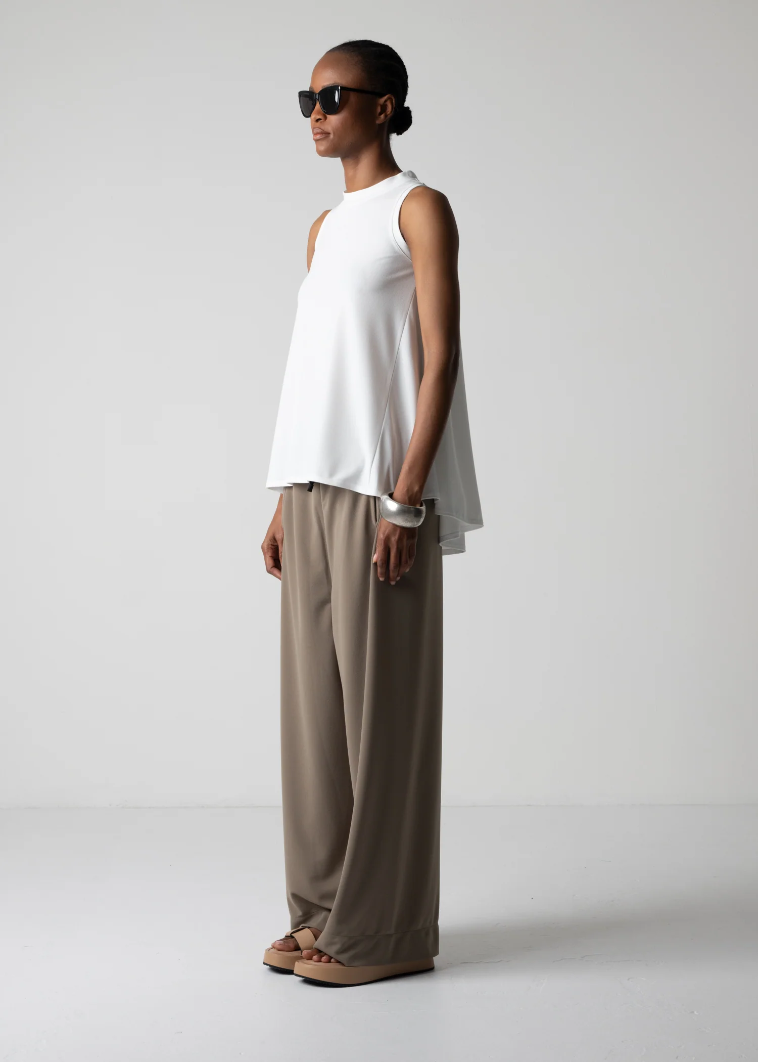 56 HIBA TOP / GEORGETTE JERSEY - C12 - Image 3