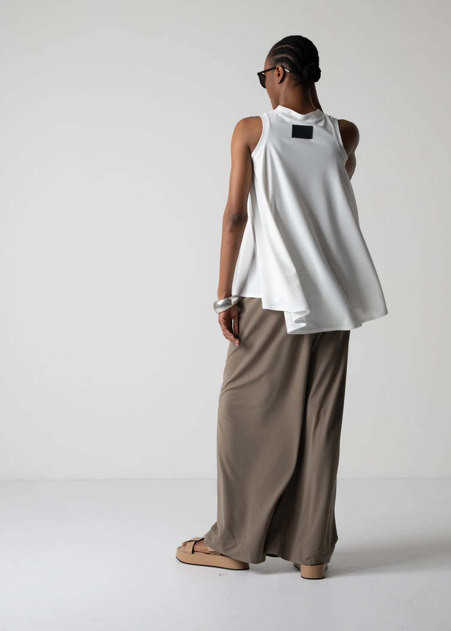 56 HIBA TOP / GEORGETTE JERSEY - C12 - Image 4